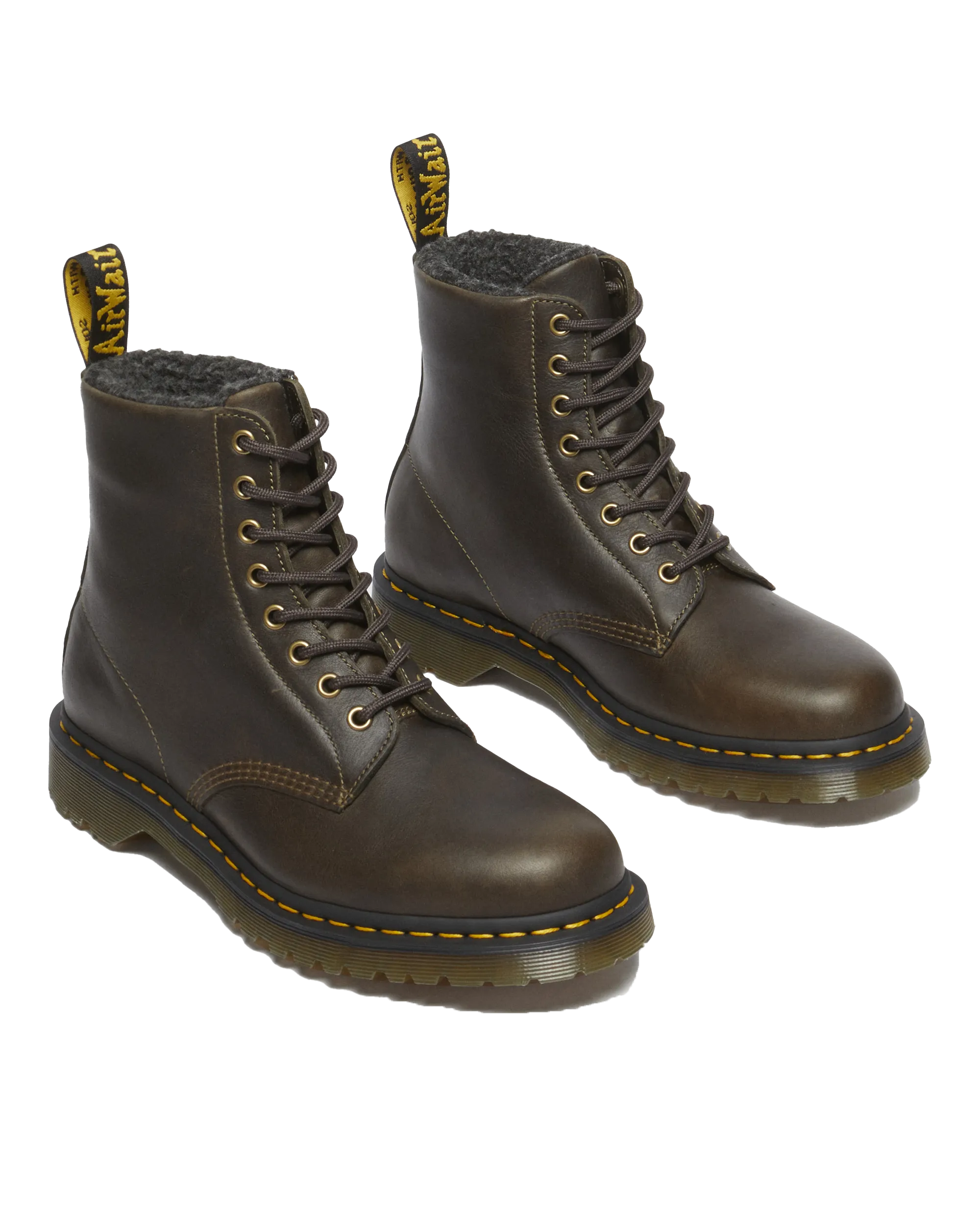 1460 WL Grizzly Stiefel in Olive