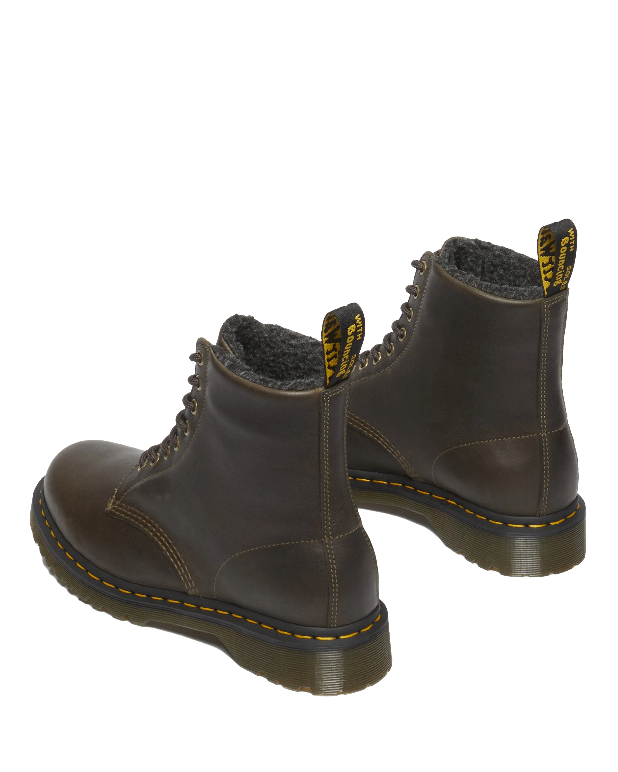 1460 WL Grizzly Stiefel in Olive