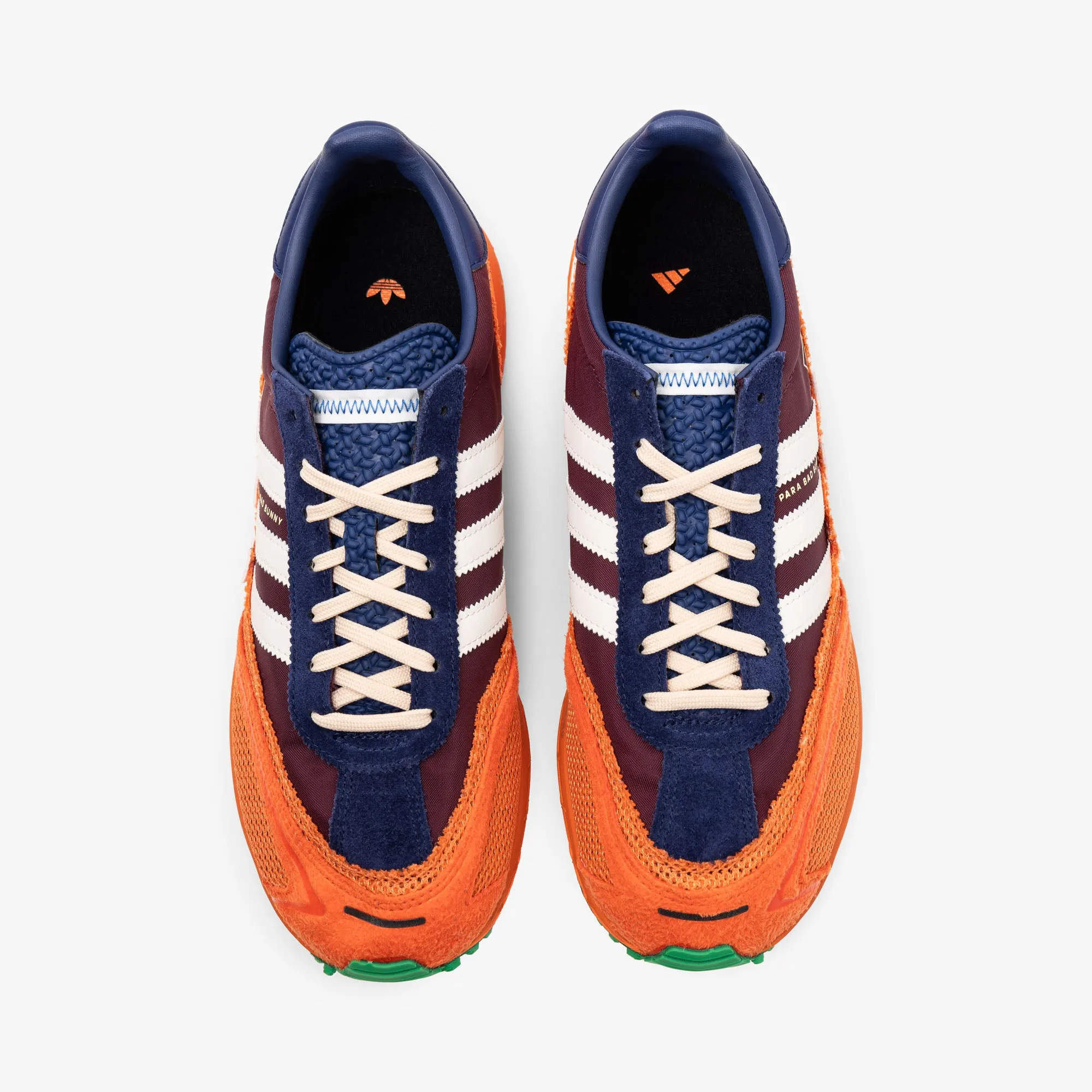 adidas x Bad Bunny Adizero SL 72 Kastanienbraun / Halb Solar Orange