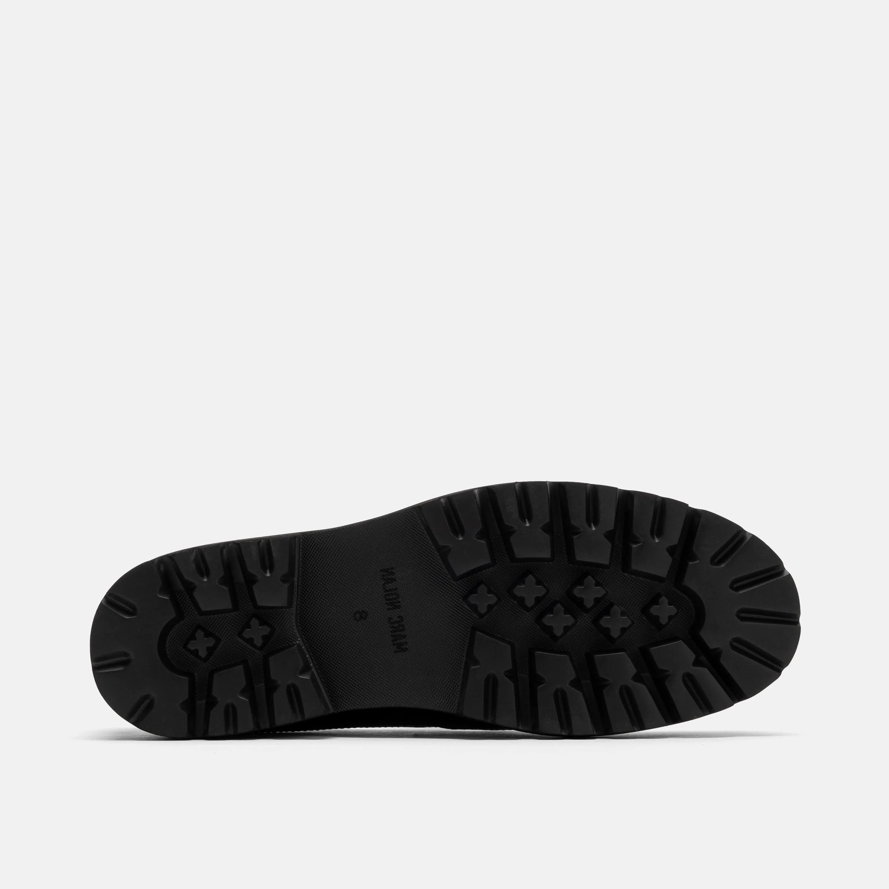 Adler Schwarze Leder-Penny-Loafer