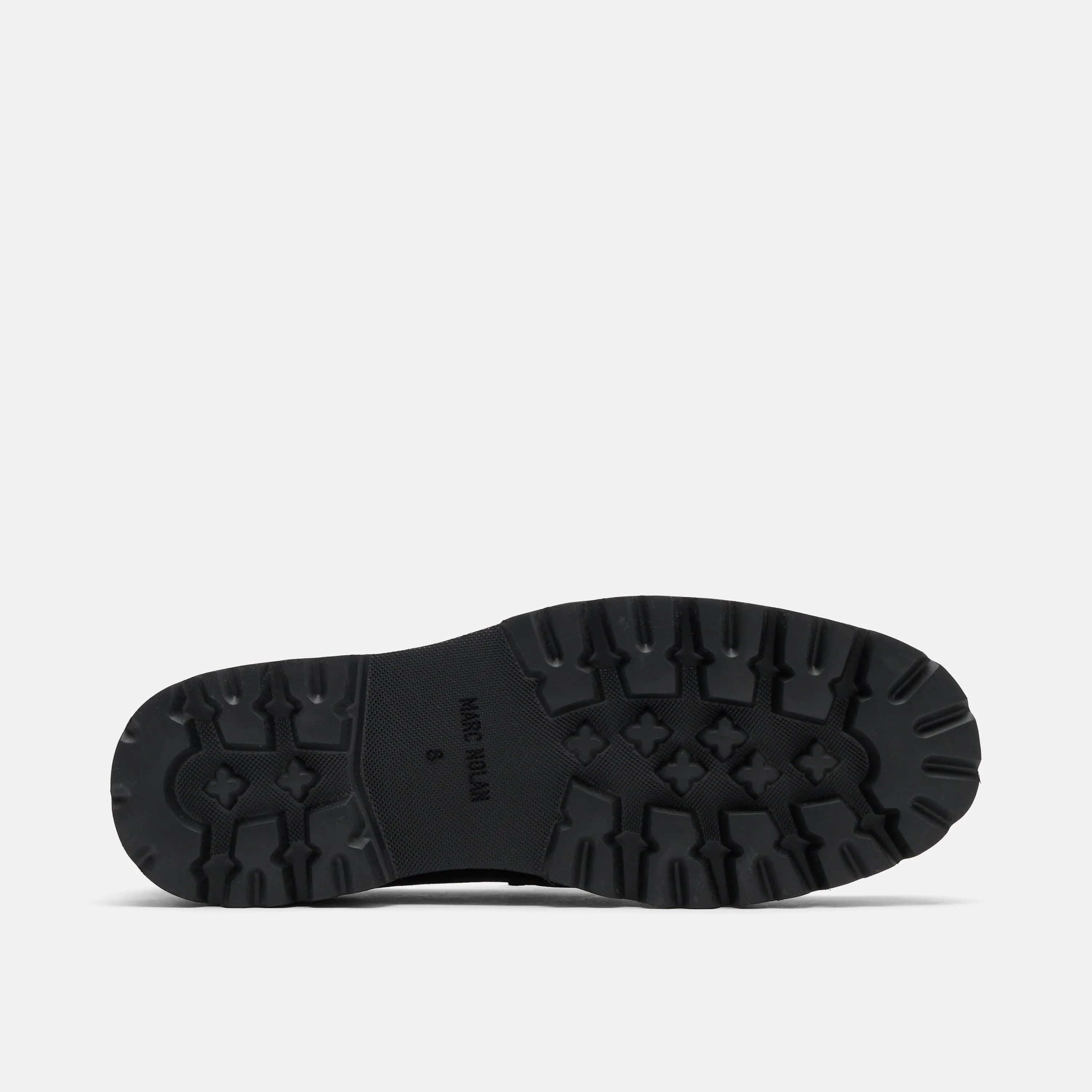 Adler Schwarz/Weiß Leder Penny Loafers