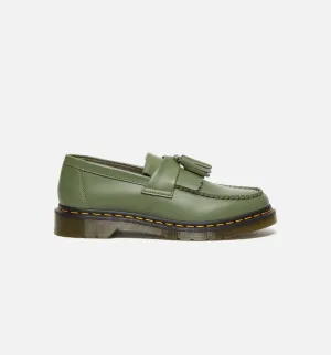 Adrian Gelbe Steppnaht Lederquaste Herren Loafers - Grün
