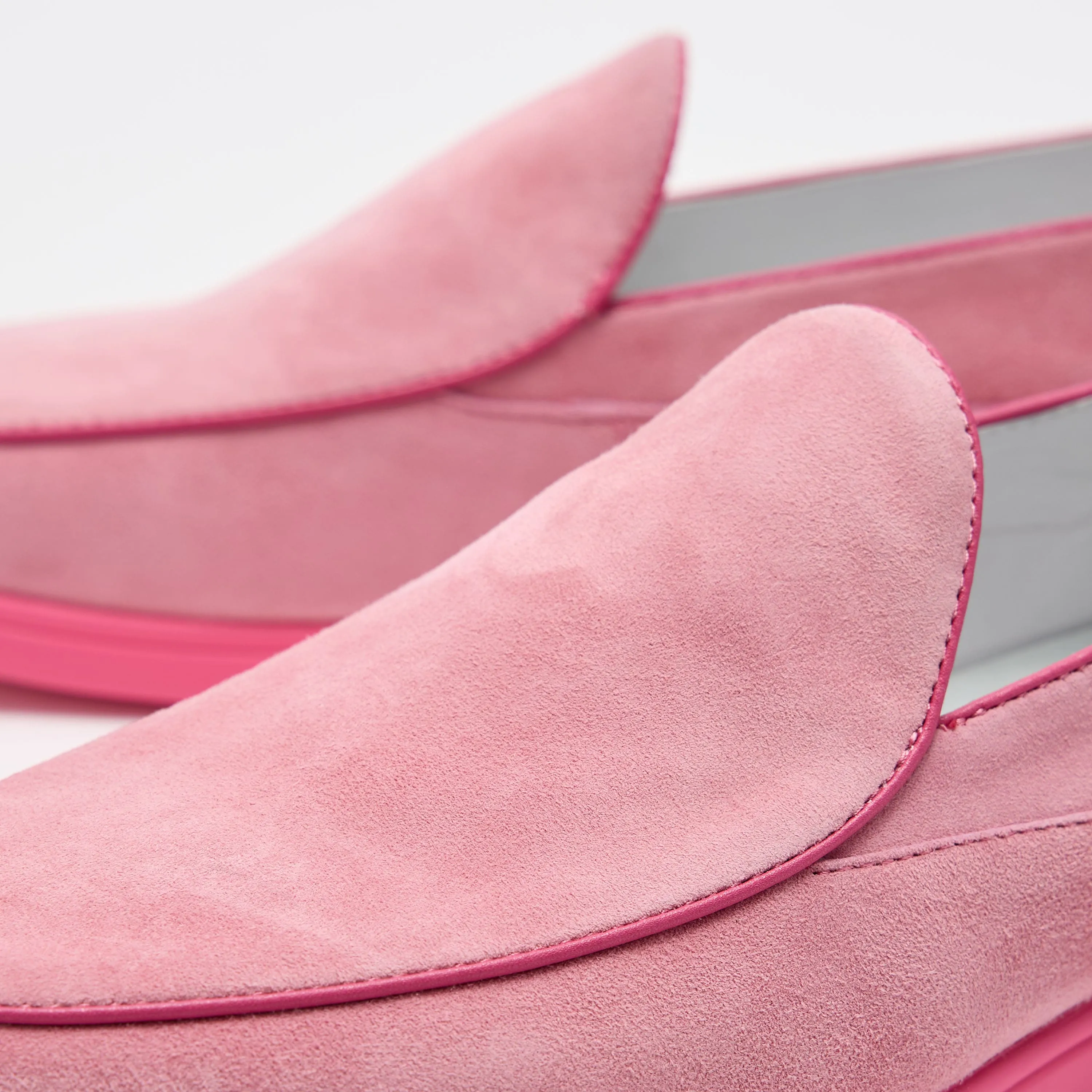 Alessandro Rosa Wildleder Venezianische Loafers