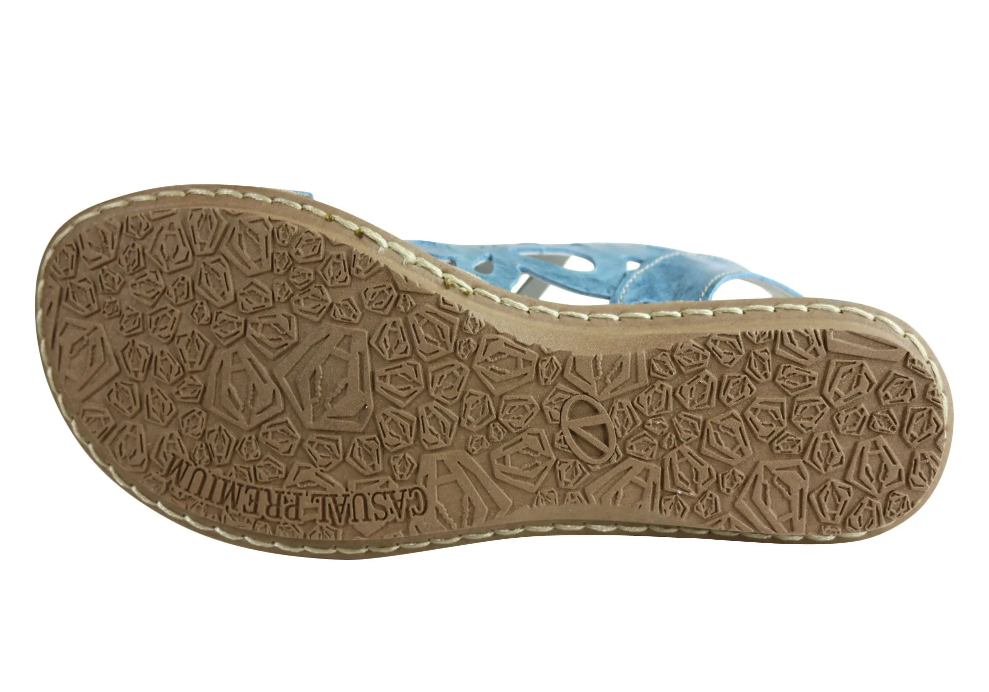 Andacco Desiree Damen Bequeme Flache Ledersandalen Hergestellt In Brasilien Andacco Schuhe
