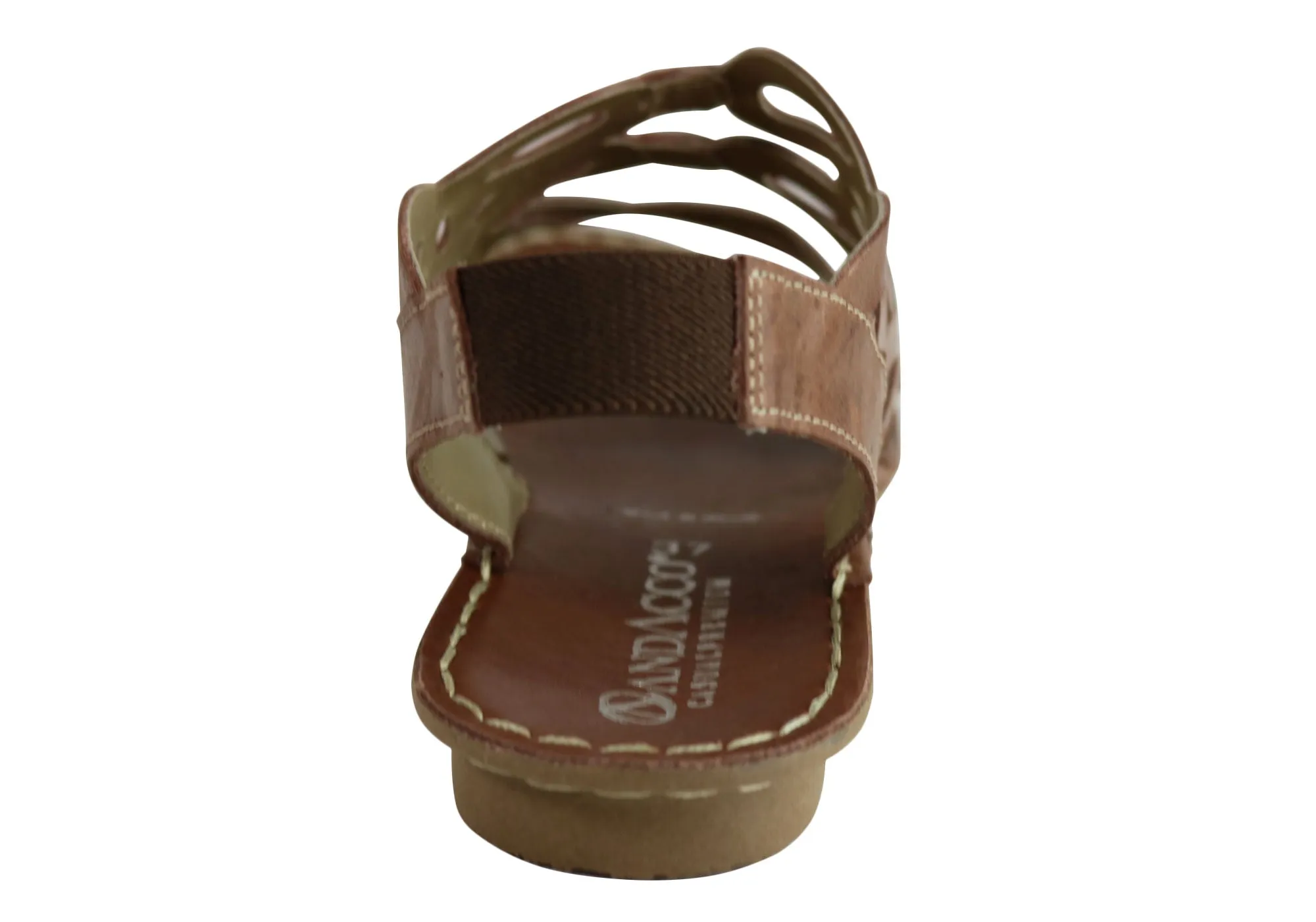 Andacco Desiree Damen Bequeme Flache Ledersandalen Hergestellt In Brasilien Andacco Schuhe