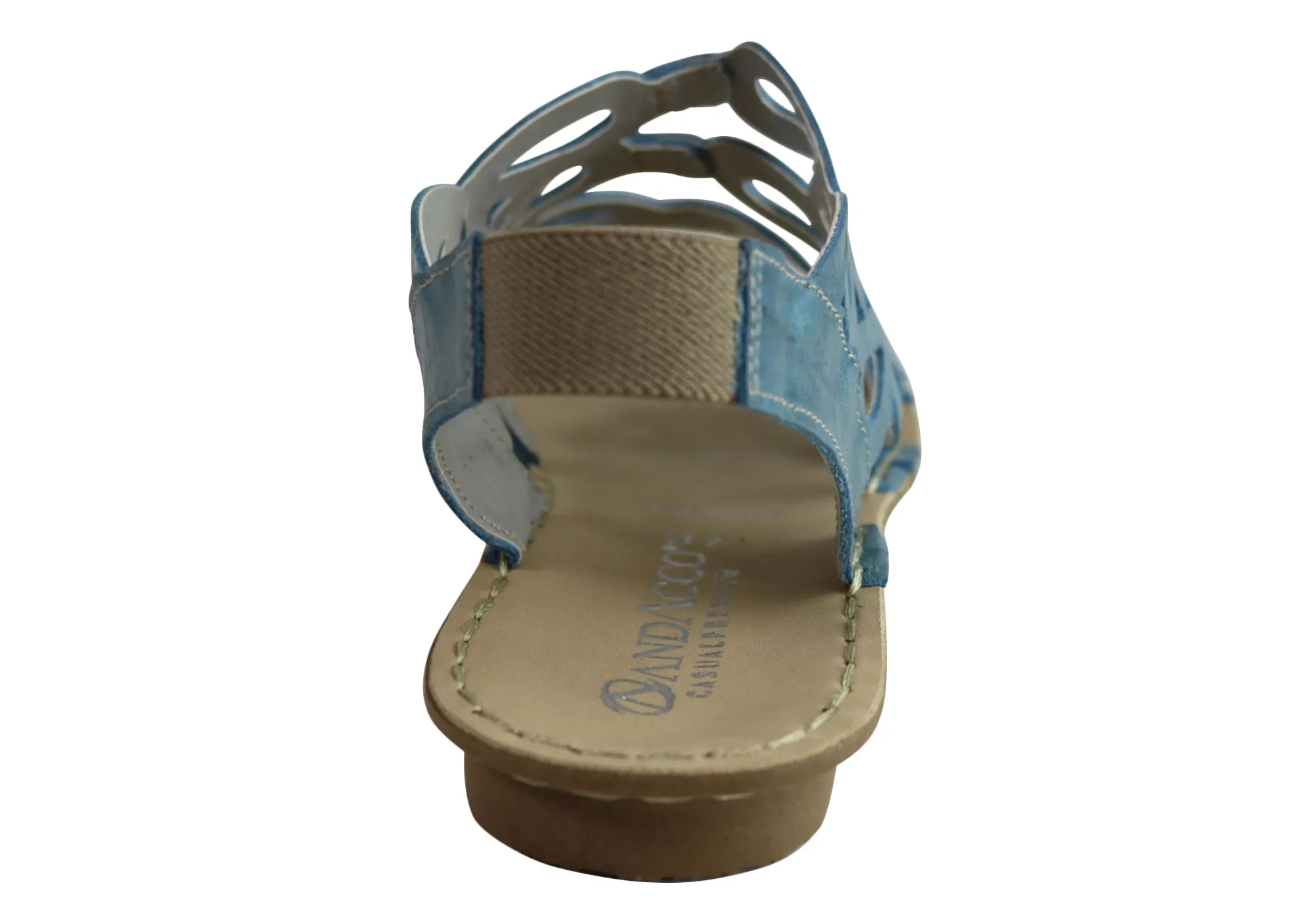 Andacco Desiree Damen Bequeme Flache Ledersandalen Hergestellt In Brasilien Andacco Schuhe