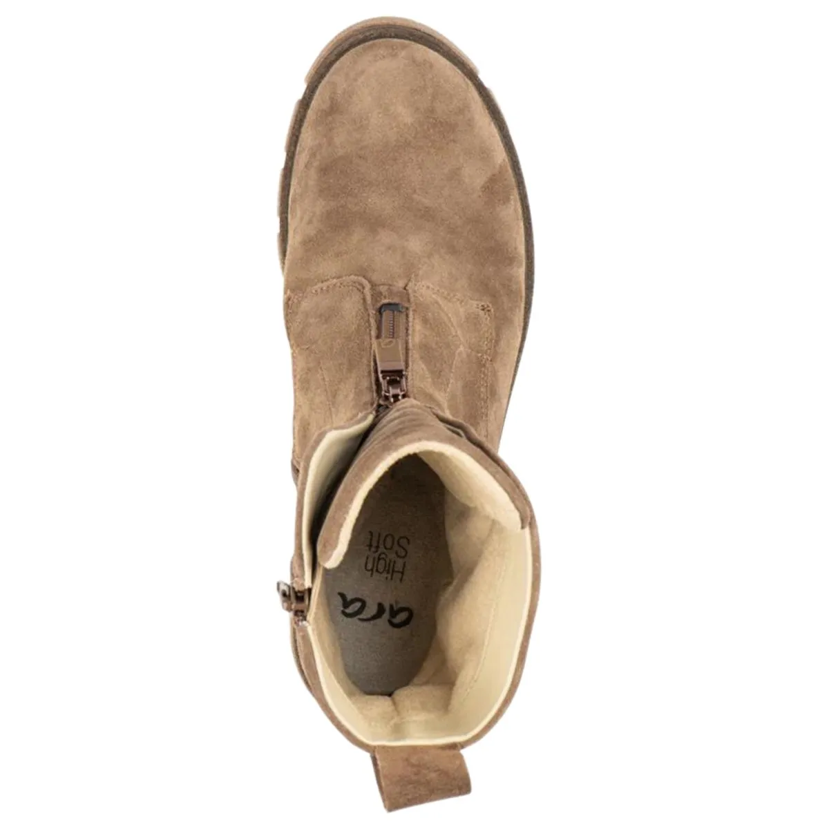 Ara Damen Deon Sesam Wildleder Ara Schuhe