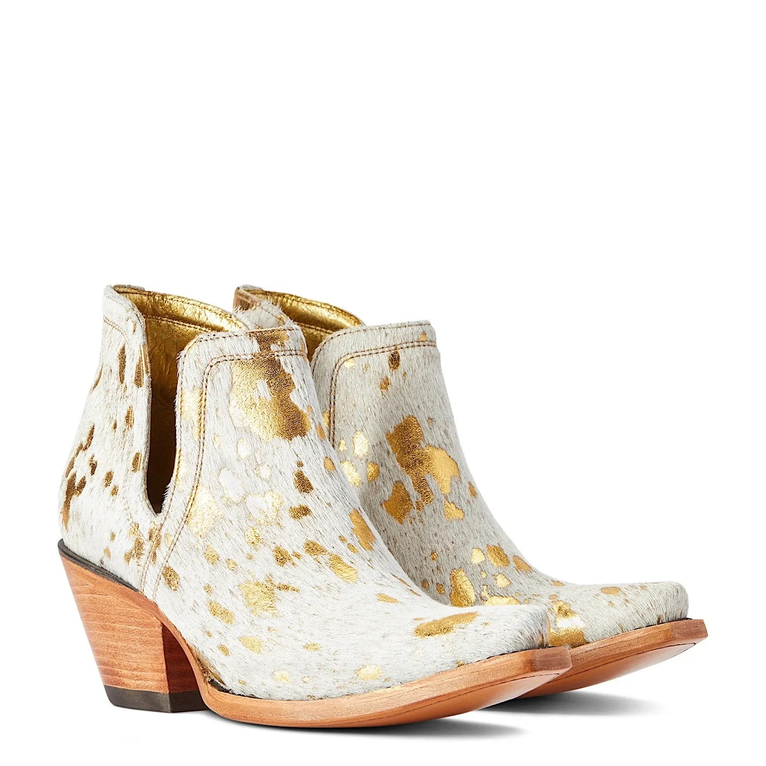Ariat Dixon Haircalf Stiefel Weiß Metallic Hair On Ariat Schuhe