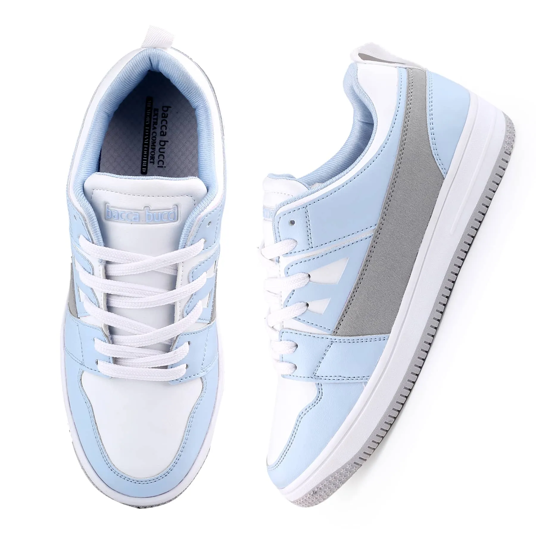 Bacca Bucci SERENITY Low Top Flachsohlen-Mode-Sneaker für Damen