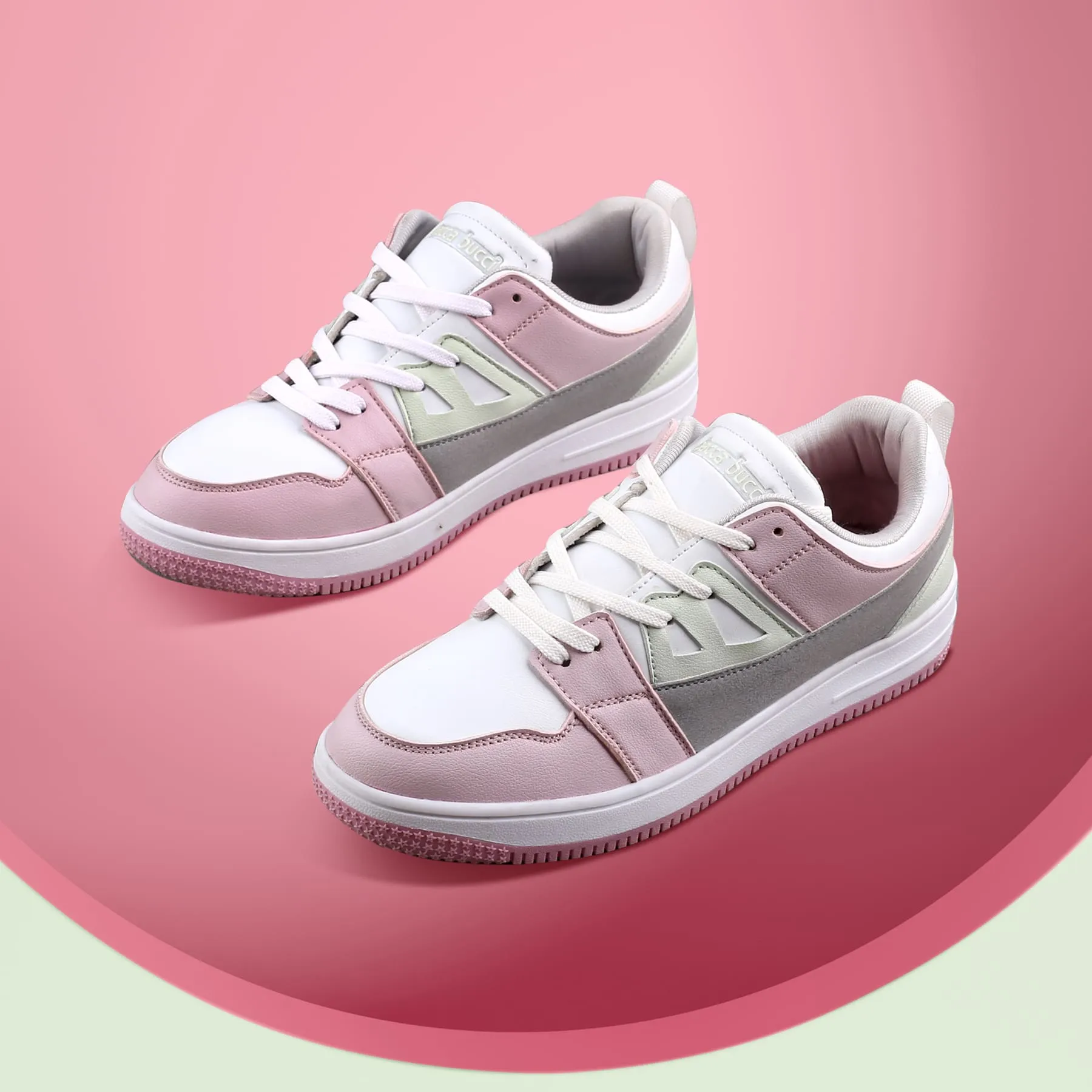 Bacca Bucci SERENITY Low Top Flachsohlen-Mode-Sneaker für Damen