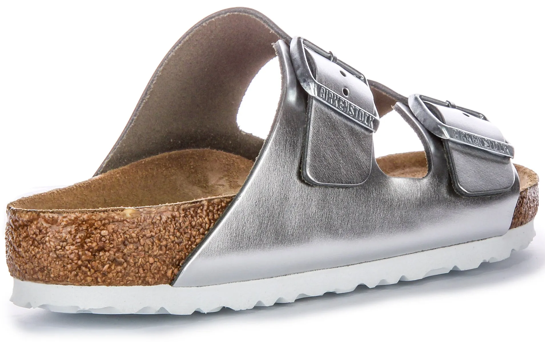 Birkenstock Arizona BS in Silber | Regular Fit Schuhe Birkenstock
