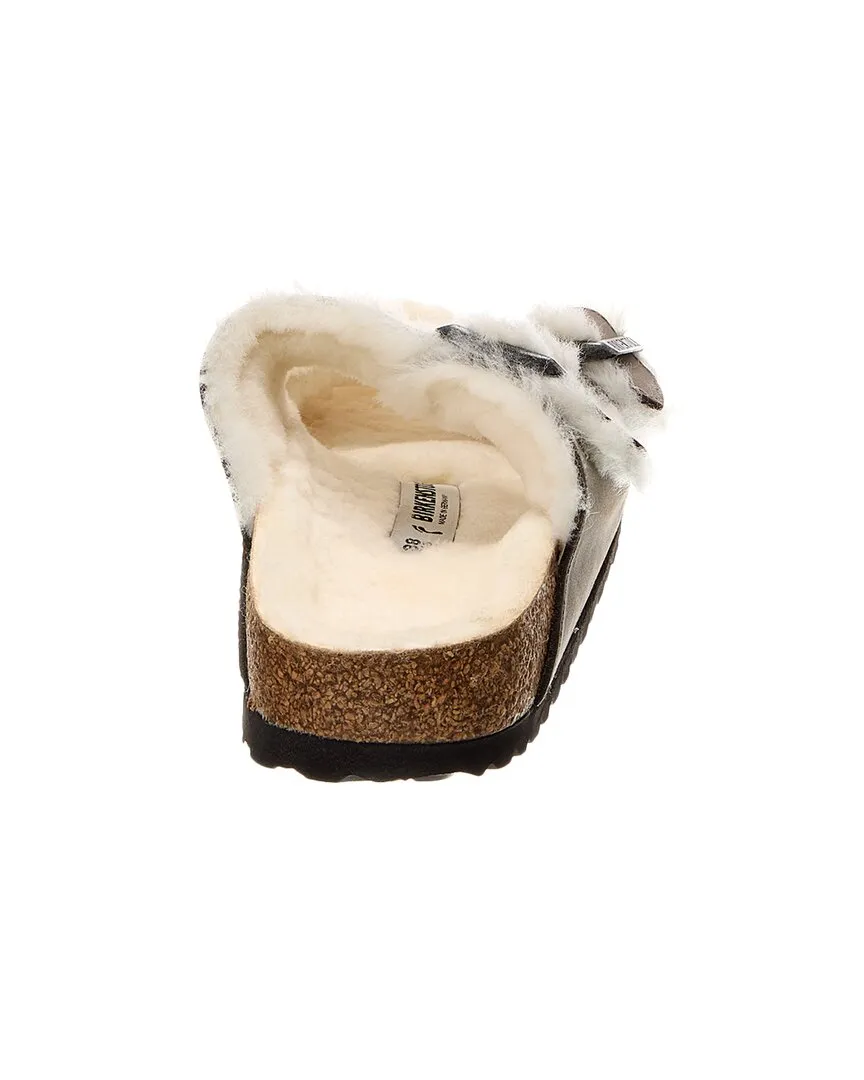 Birkenstock Arizona Schmal Leder & Schaffell Sandale