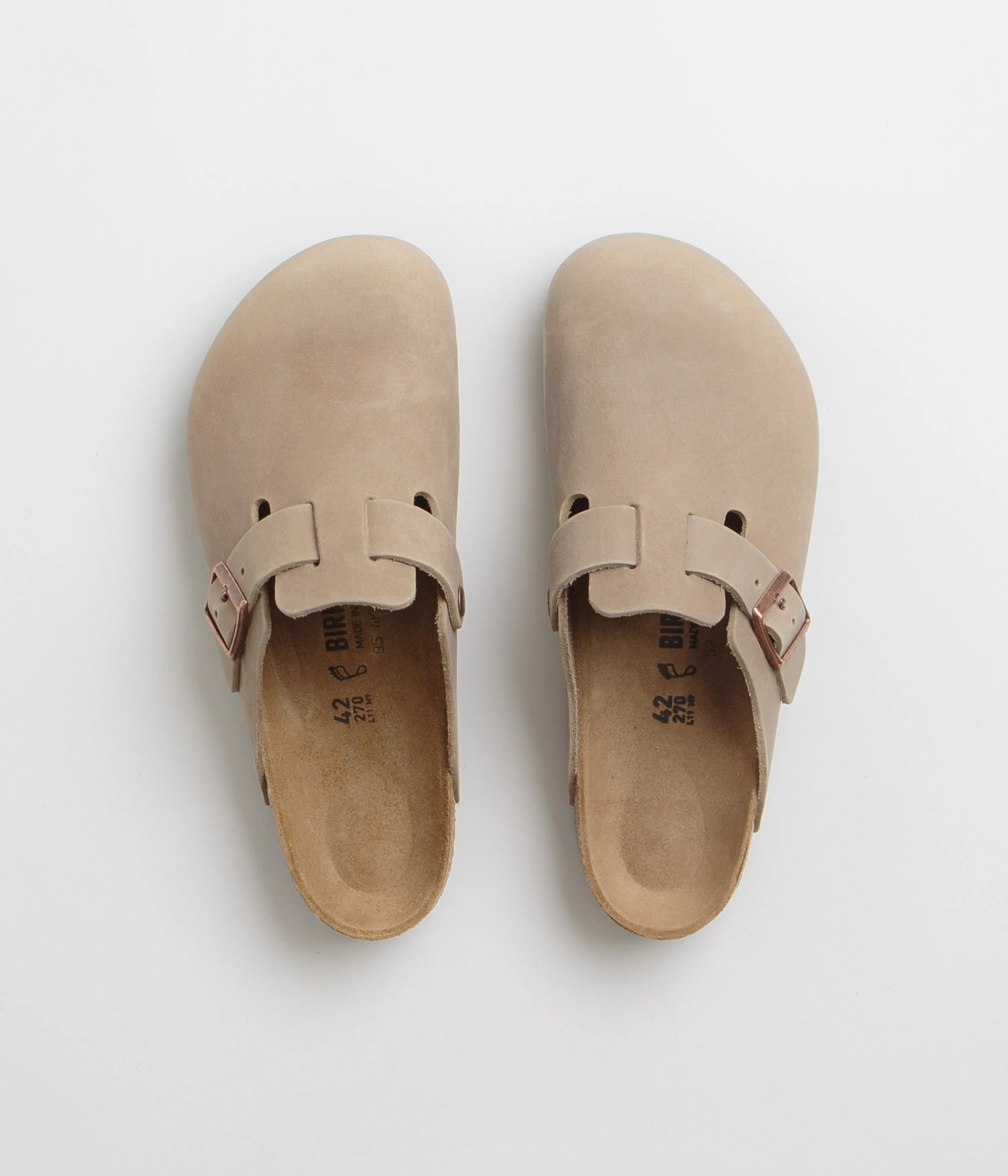 Birkenstock Boston Sandalen - Tabakbraune Birkenstock-Schuhe