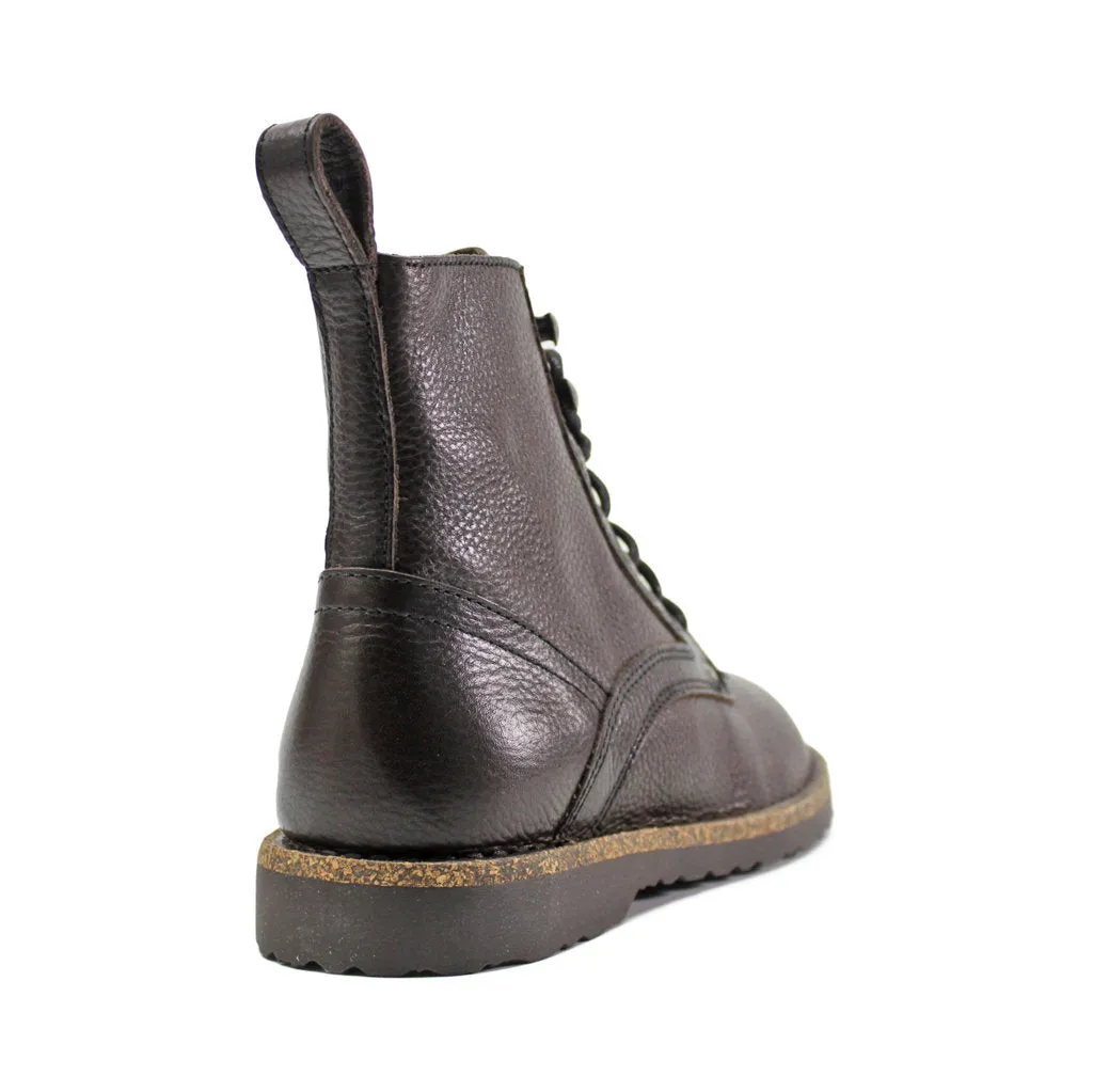 Birkenstock Bryson Unisex-Knöchelstiefel aus Naturleder mit Körnung