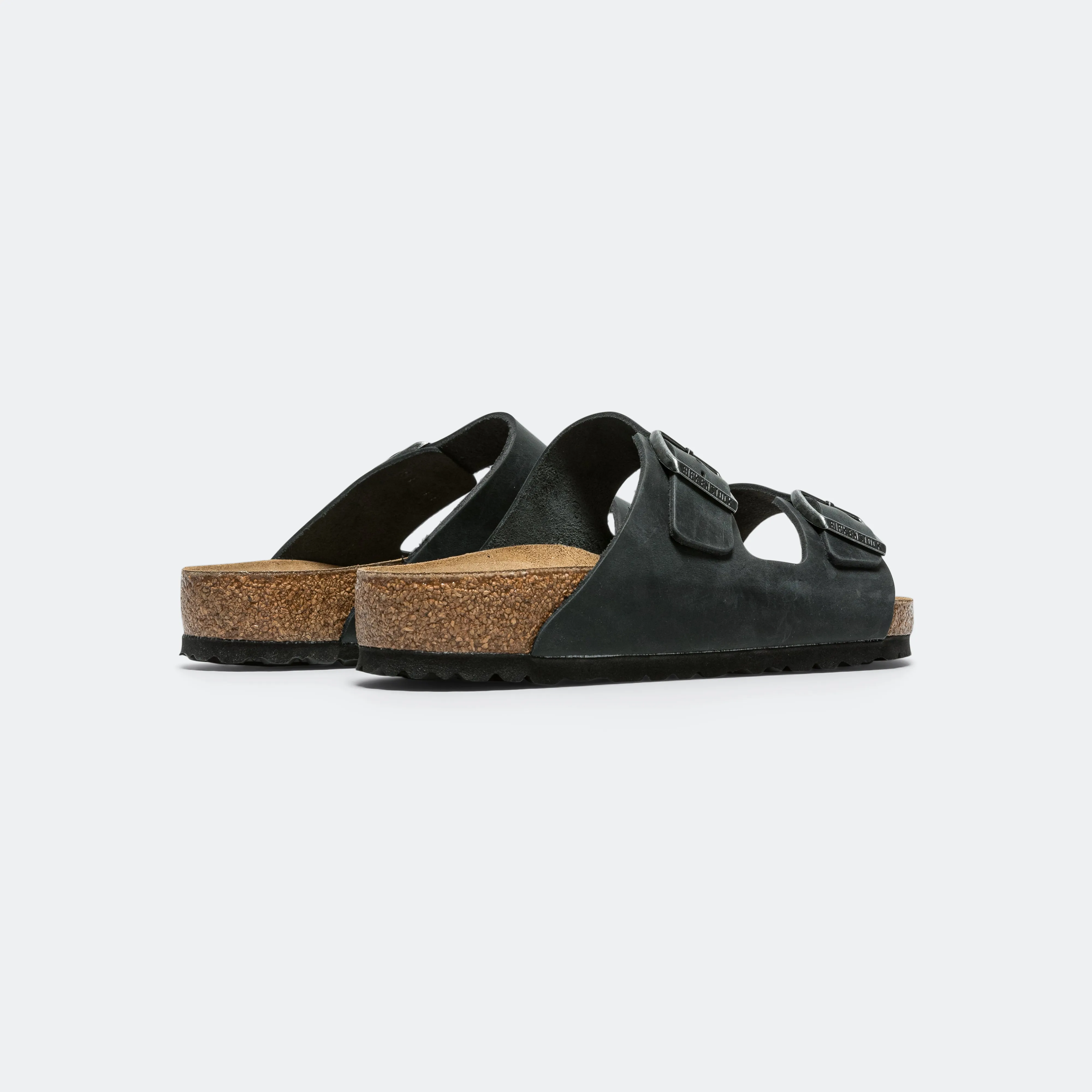 Birkenstock Sandalen Arizona - Schwarz Geöltes Leder