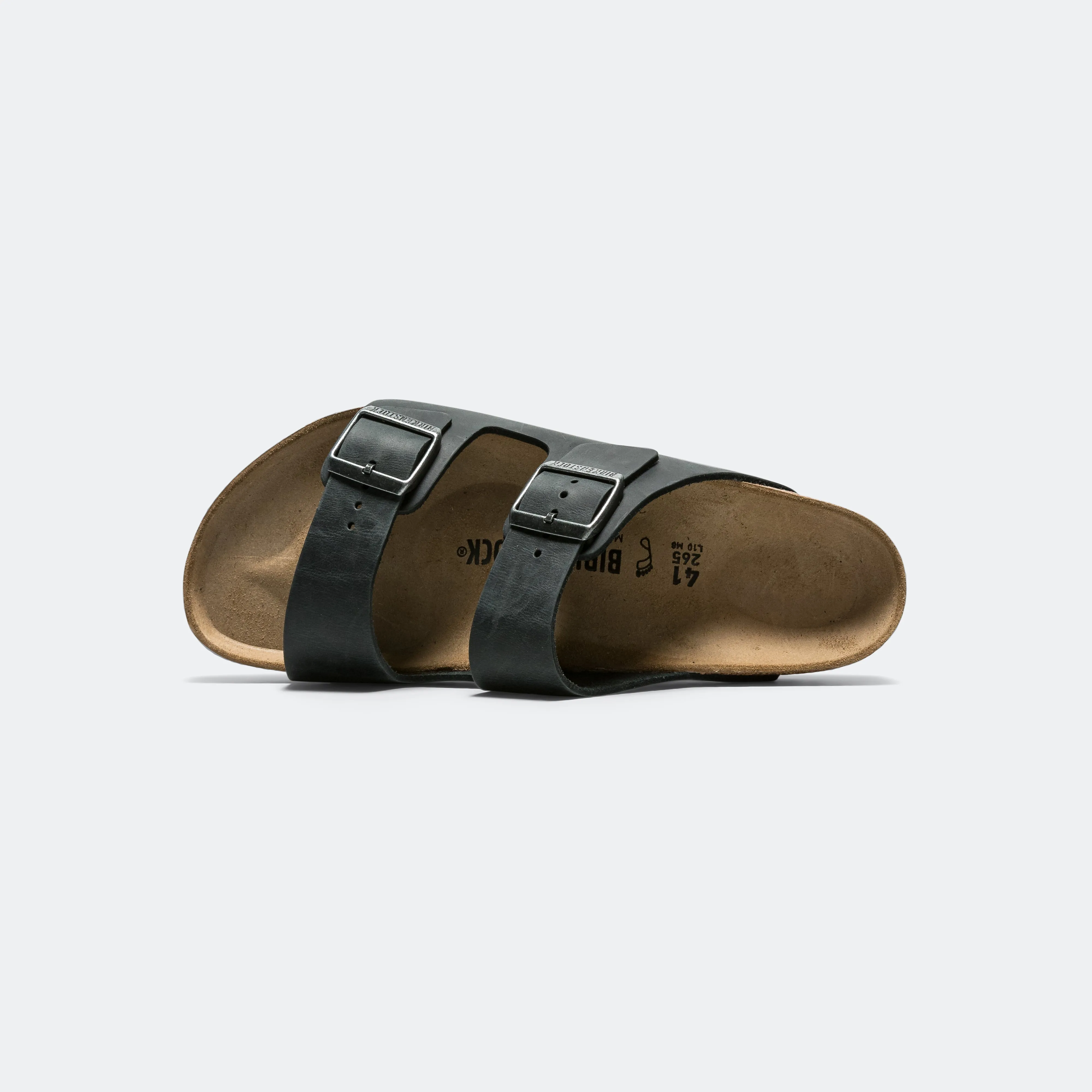 Birkenstock Sandalen Arizona - Schwarz Geöltes Leder