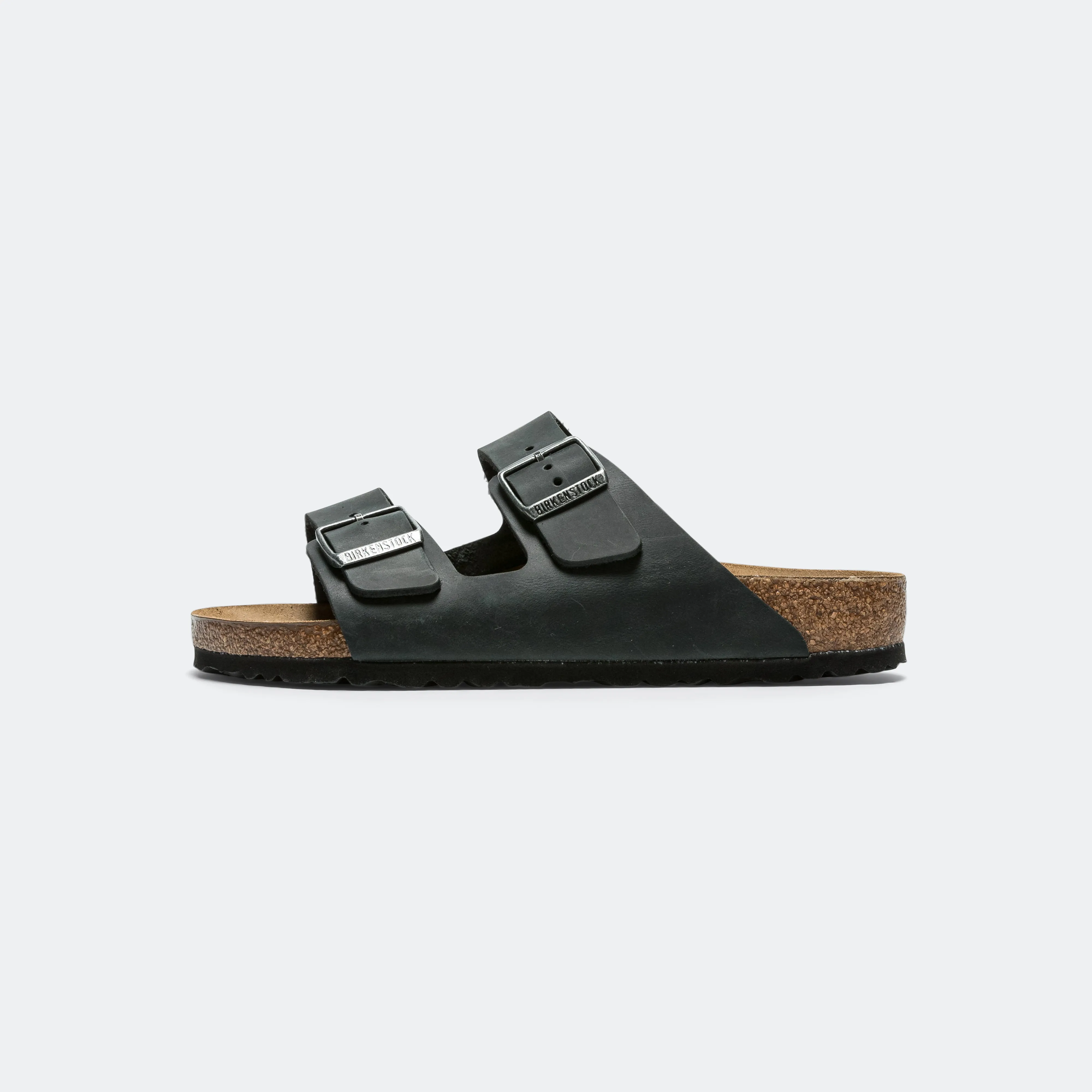 Birkenstock Sandalen Arizona - Schwarz Geöltes Leder