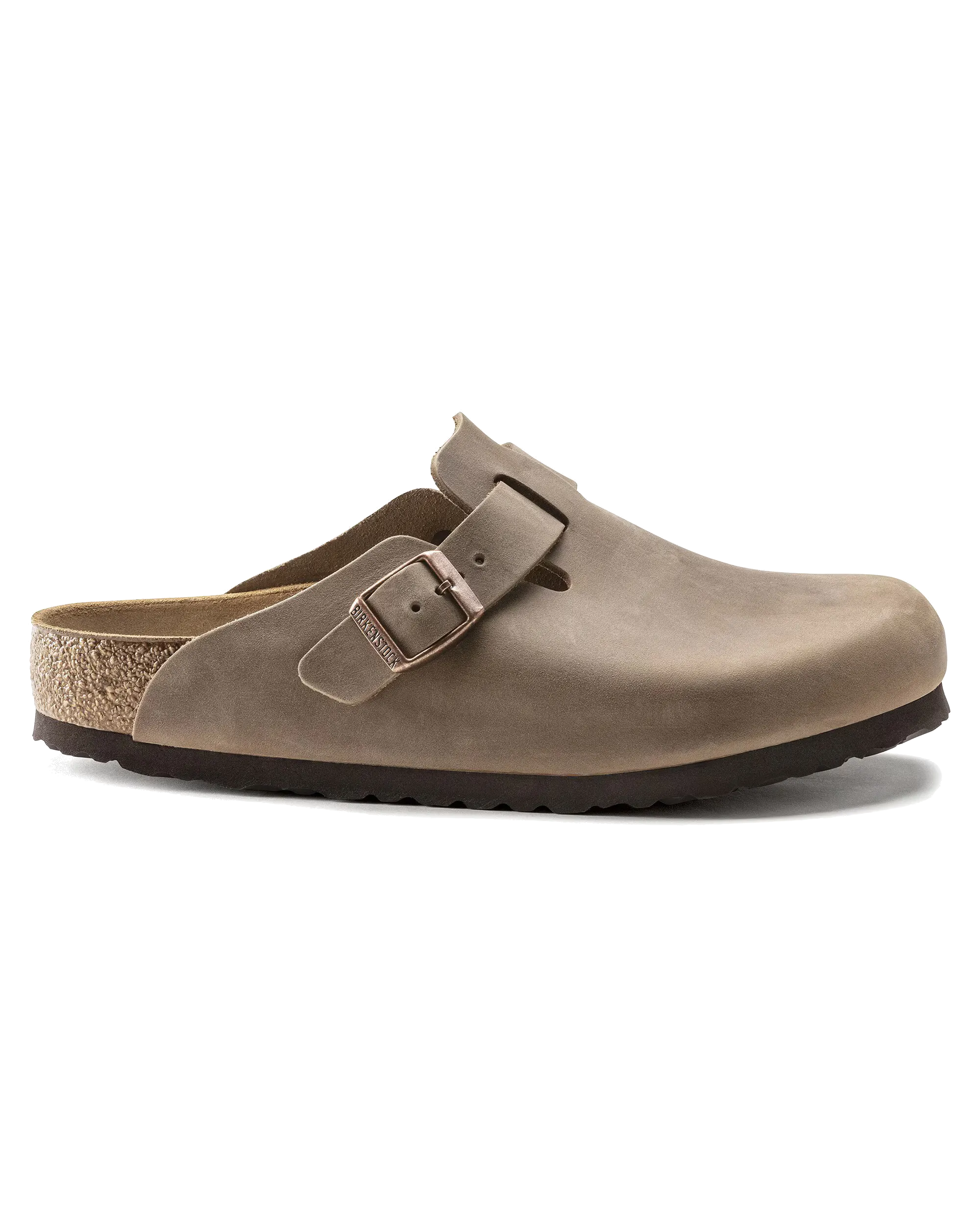 Birkenstock Sandalen Boston in geöltem Leder, Tabakbraun