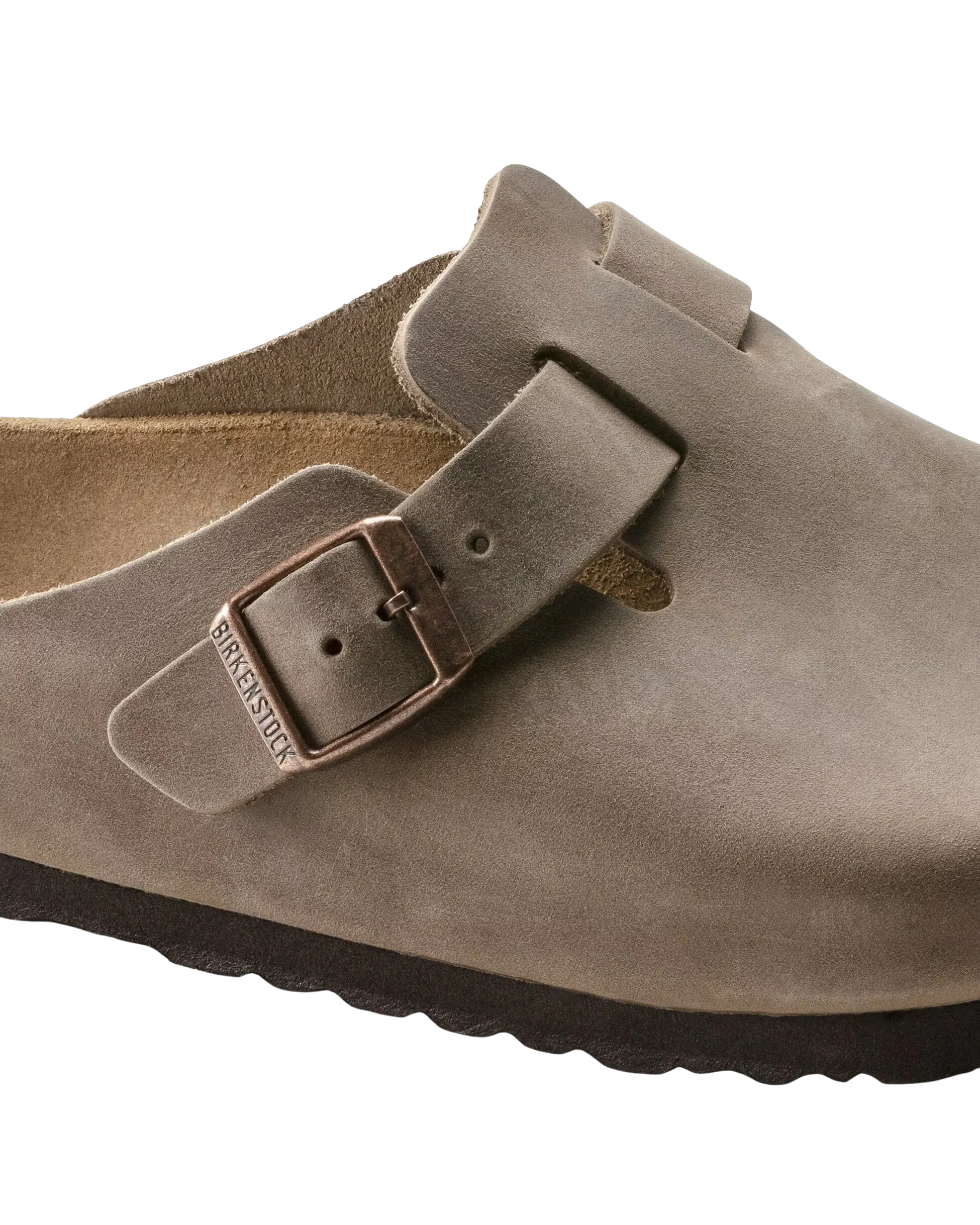Birkenstock Sandalen Boston in geöltem Leder, Tabakbraun