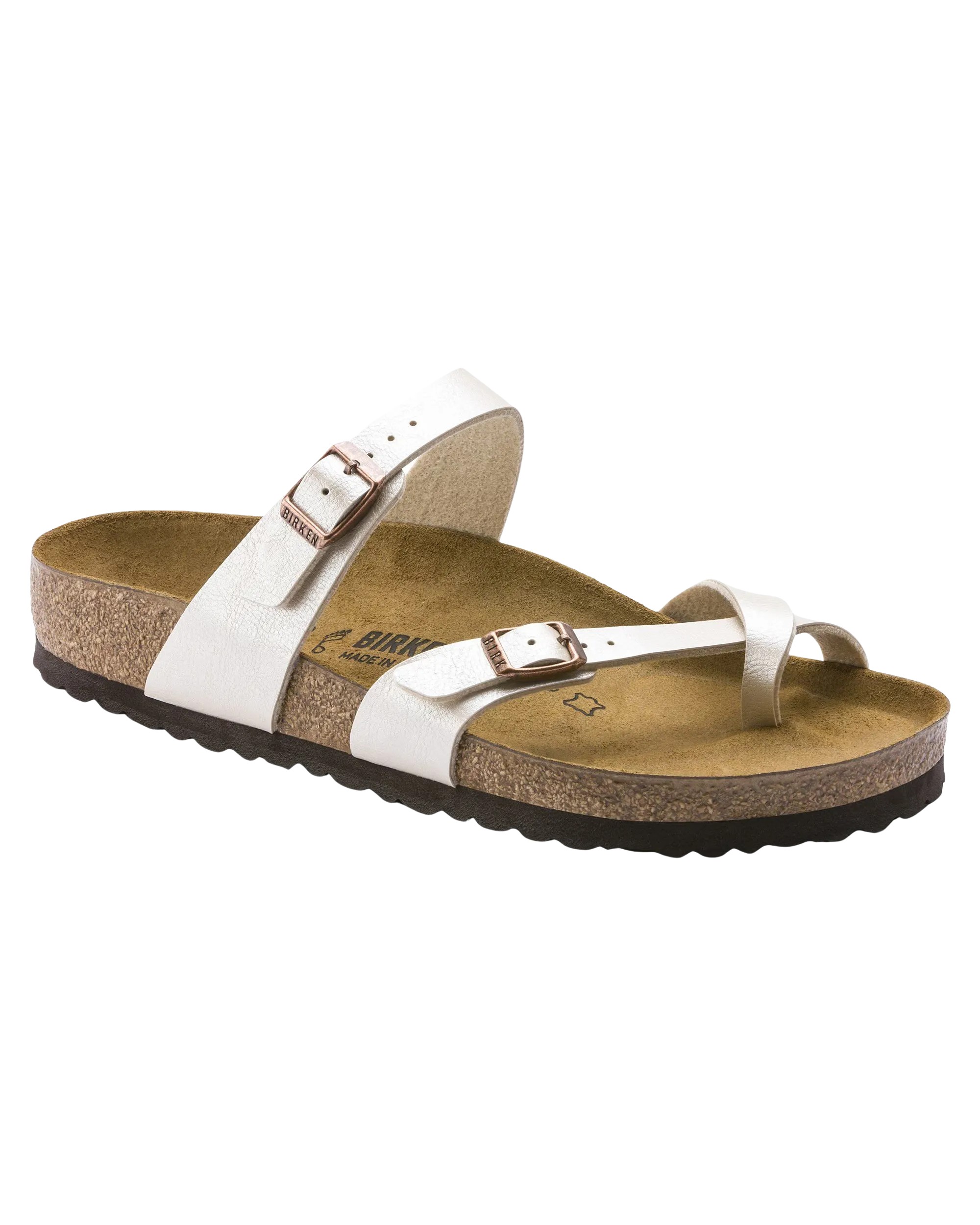 Birkenstock Sandalen Mayari in elegantem Perlmuttweiß