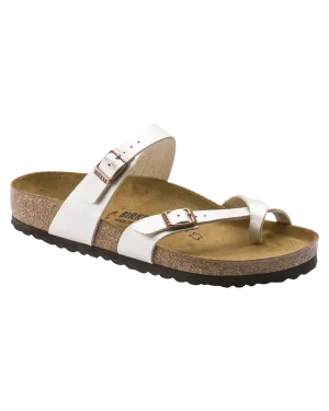 Birkenstock Sandalen Mayari in elegantem Perlmuttweiß