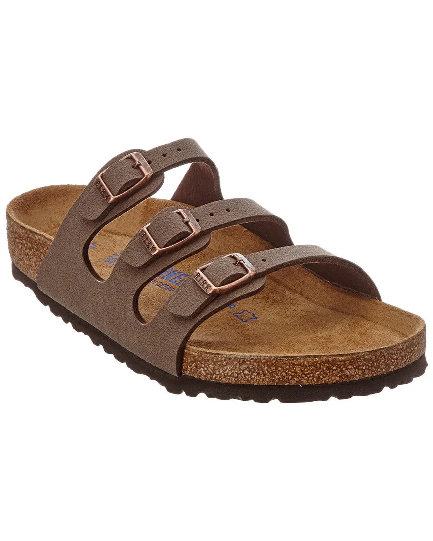 Birkenstock Damen Florida Soft Footbed Birkibuc Sandale