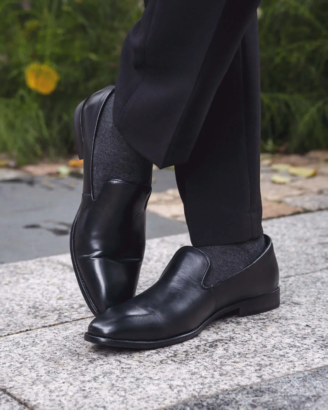 Blake Loafer Pantoffel - Einfarbig Schwarz