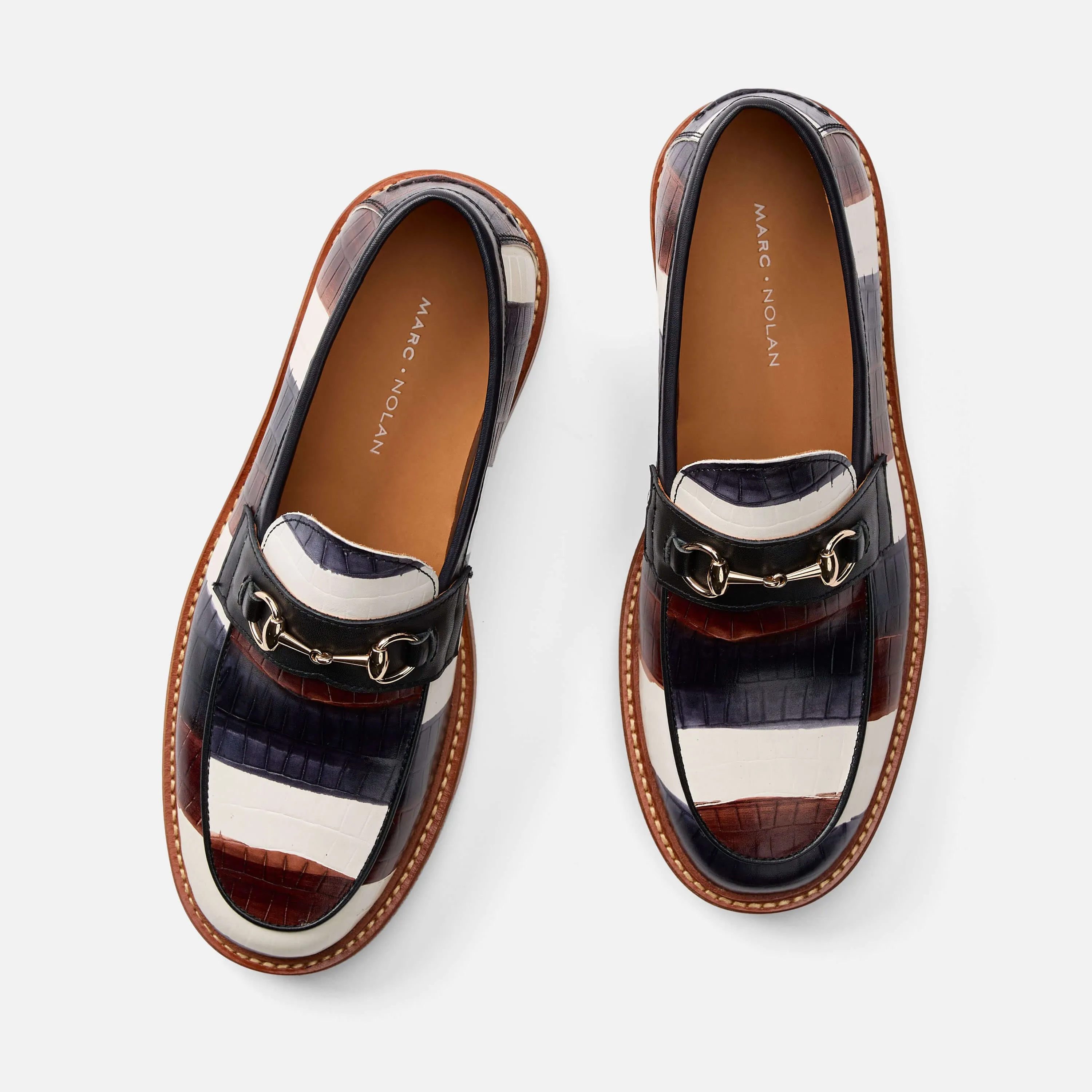 Boardwalk Boulder Canyon Leder-Hufeisen-Loafer