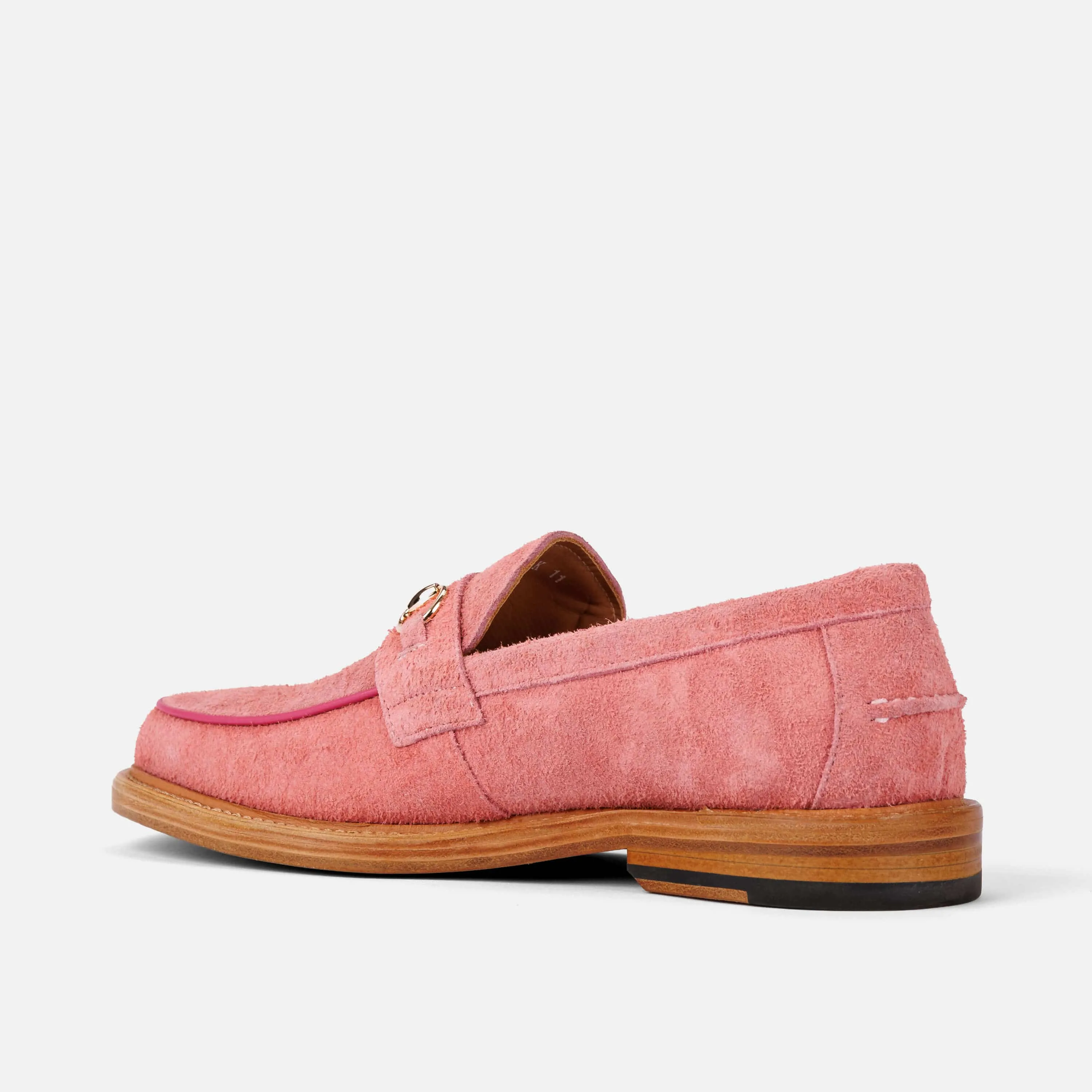 Boardwalk Rouge Wildleder Pferdebit-Loafer