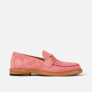Boardwalk Rouge Wildleder Pferdebit-Loafer