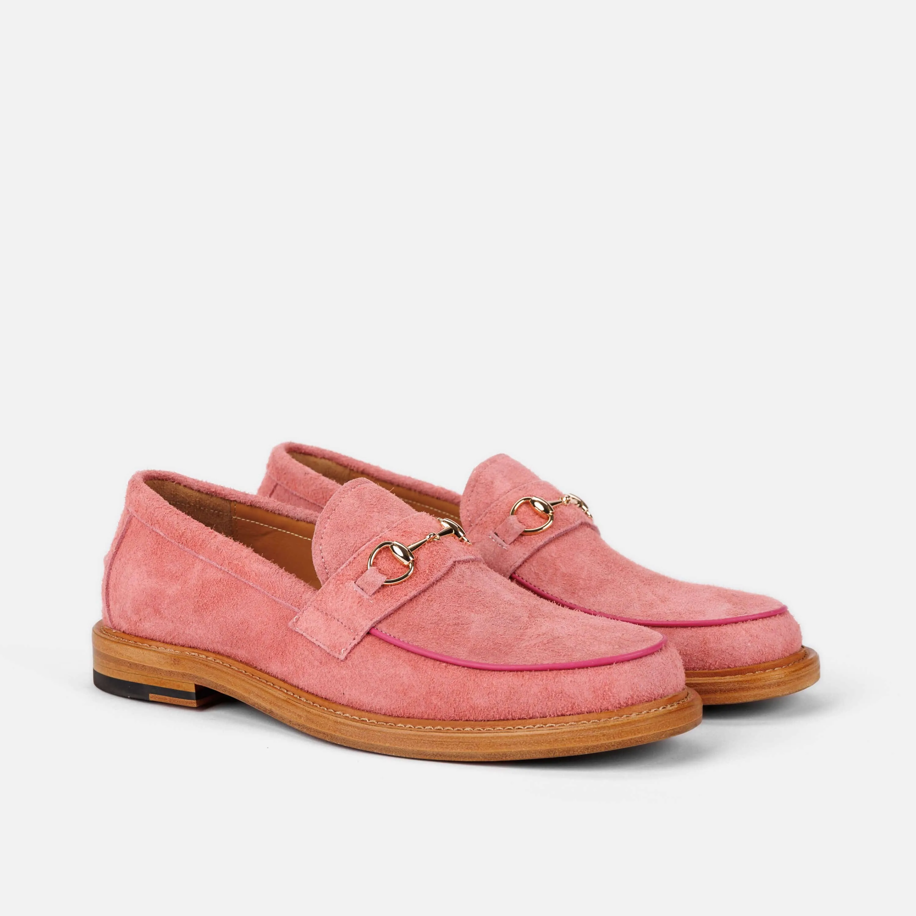 Boardwalk Rouge Wildleder Pferdebit-Loafer