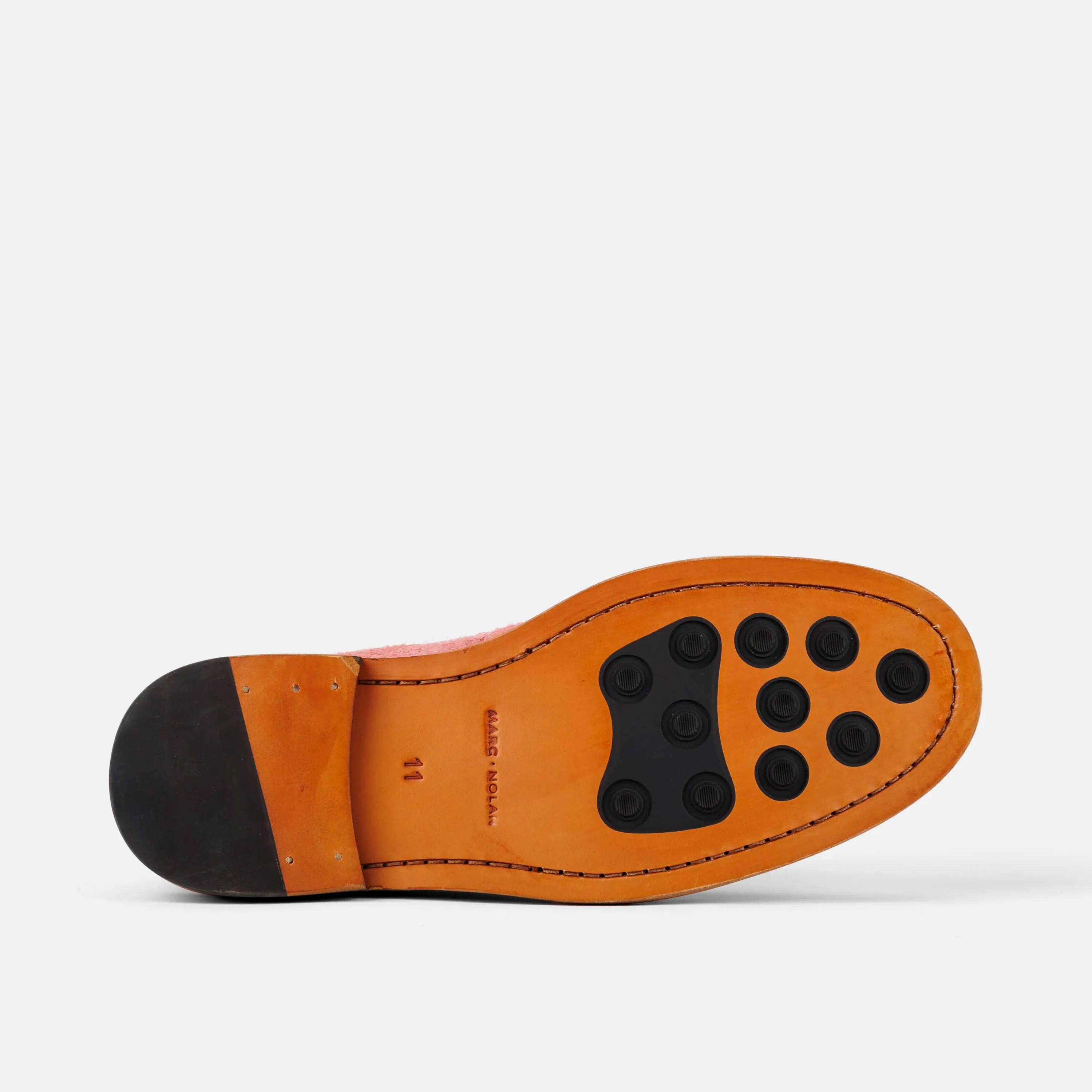 Boardwalk Rouge Wildleder Pferdebit-Loafer