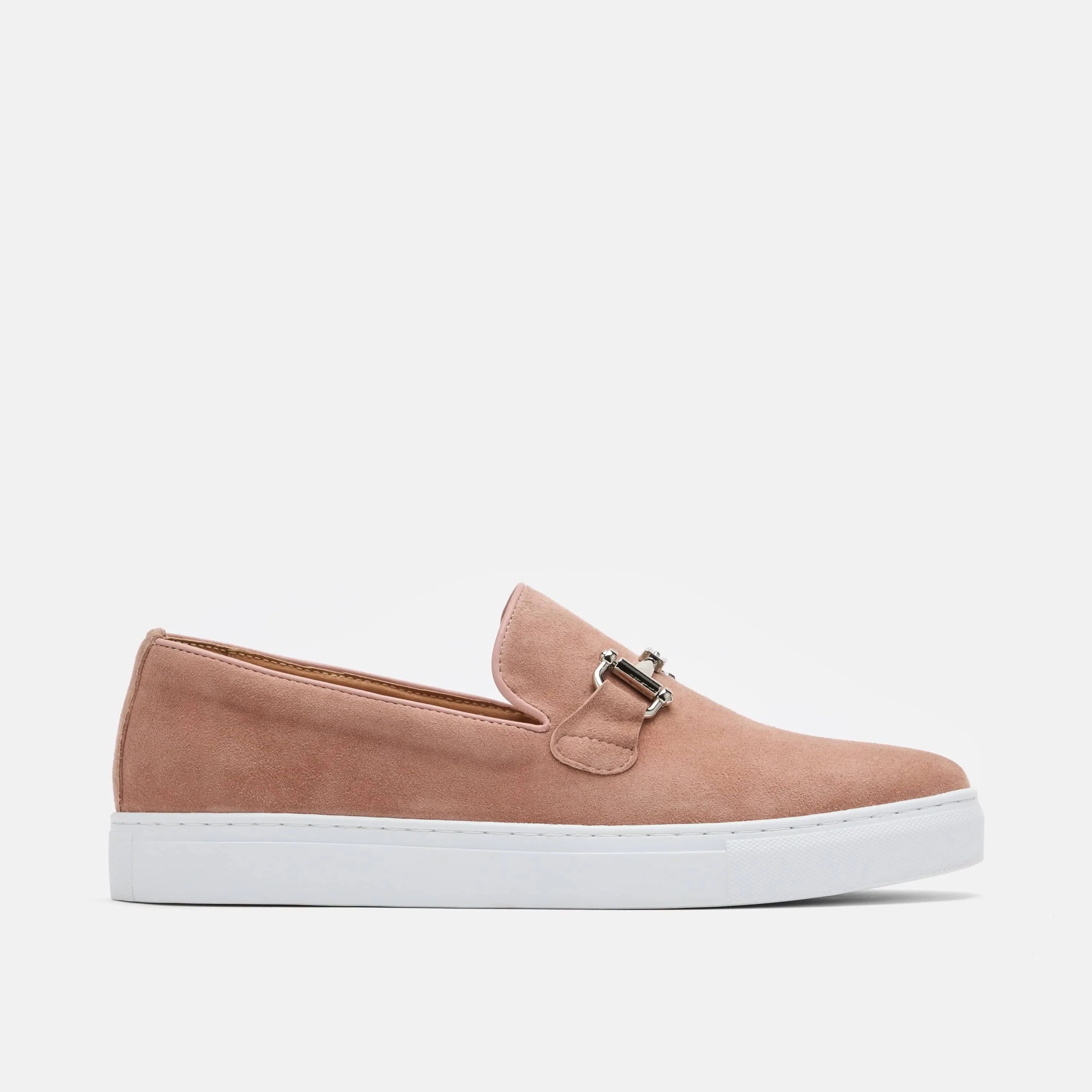 Boardwalk Lachs Wildleder Pferdegebiss-Sneaker