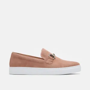 Boardwalk Lachs Wildleder Pferdegebiss-Sneaker