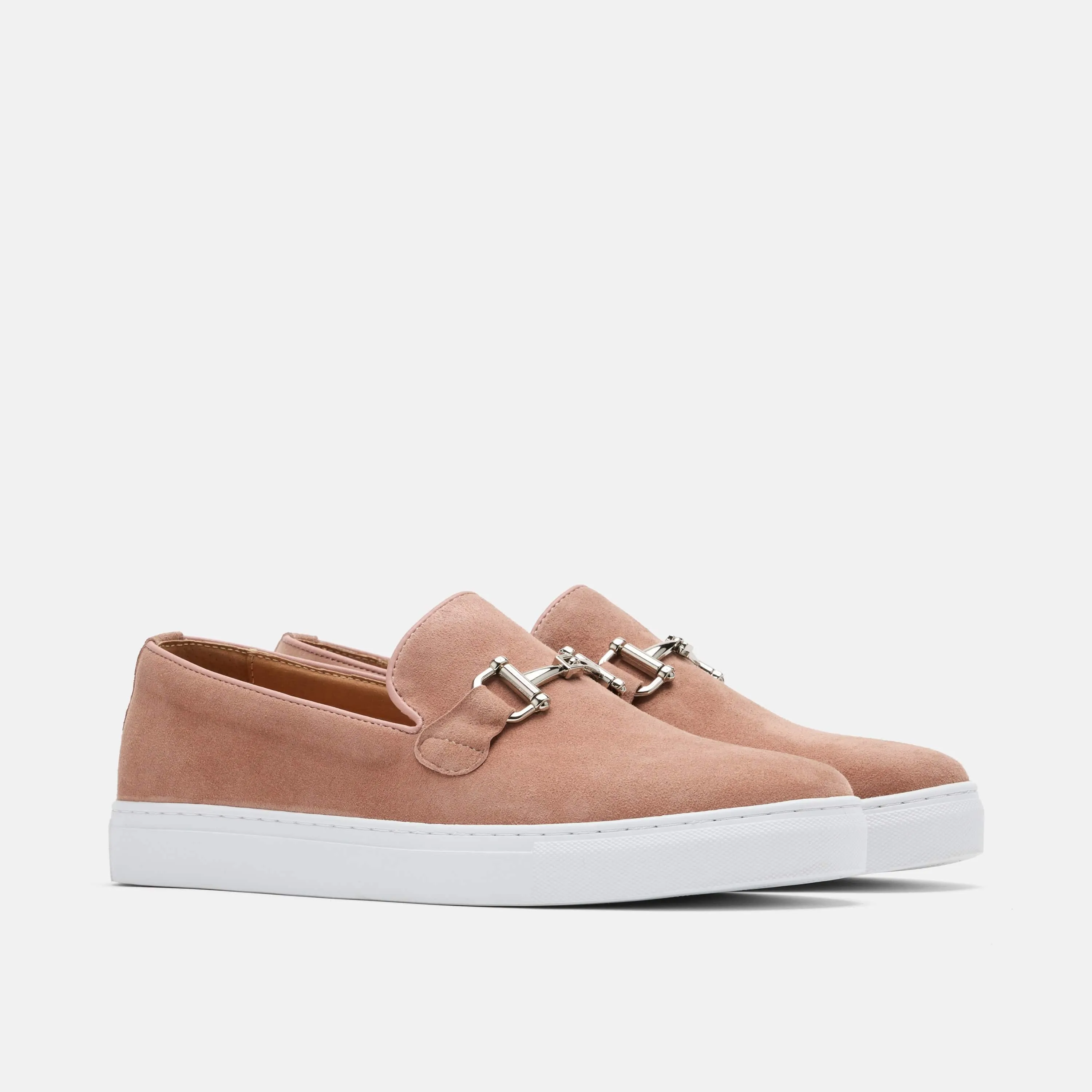Boardwalk Lachs Wildleder Pferdegebiss-Sneaker