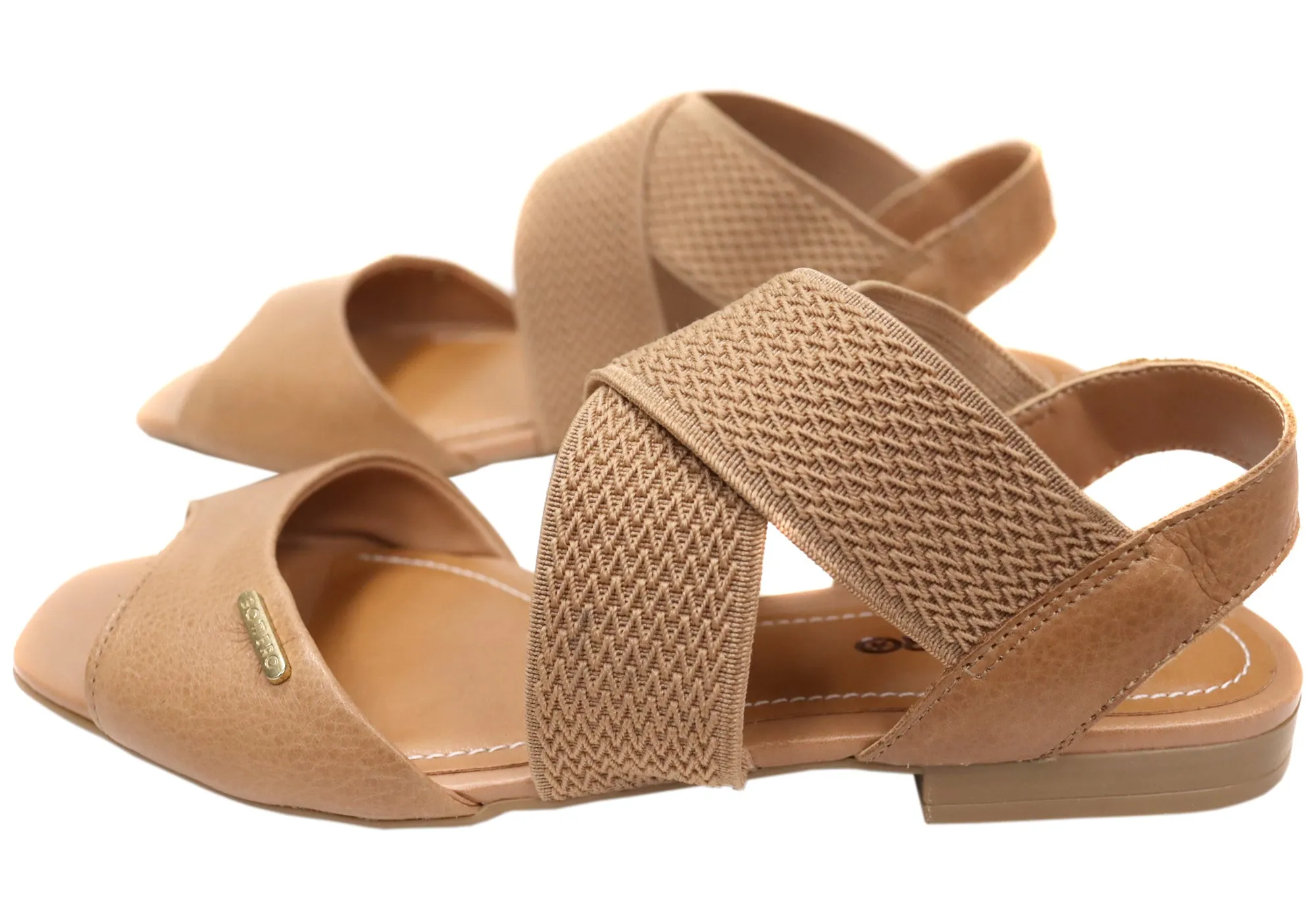 Bottero Eliana Damen Bequeme Ledersandalen Hergestellt In Brasilien Bottero Schuhe