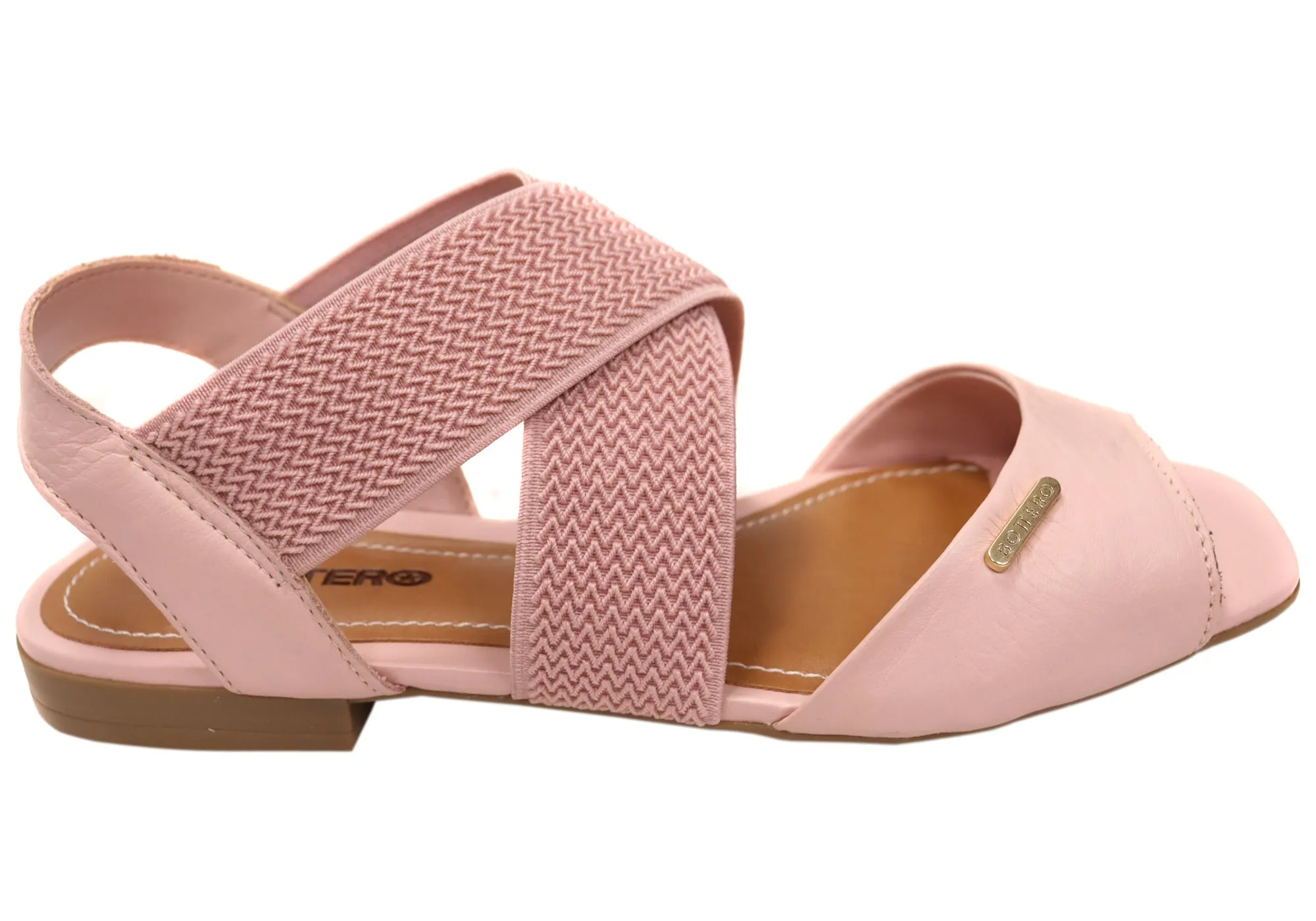 Bottero Eliana Damen Bequeme Ledersandalen Hergestellt In Brasilien Bottero Schuhe