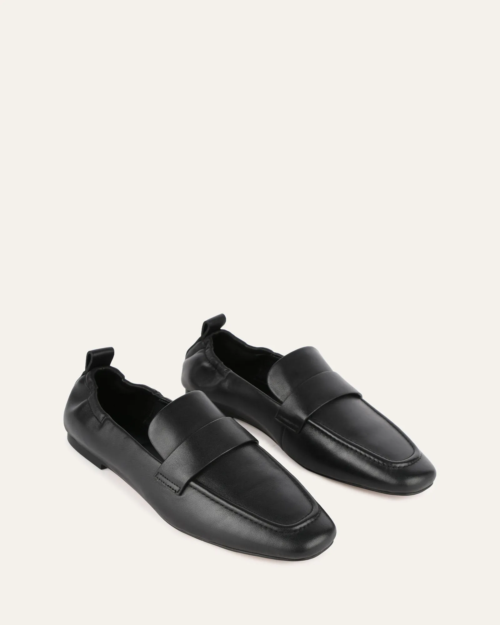 BOWEN LOAFERS SCHWARZES LEDER