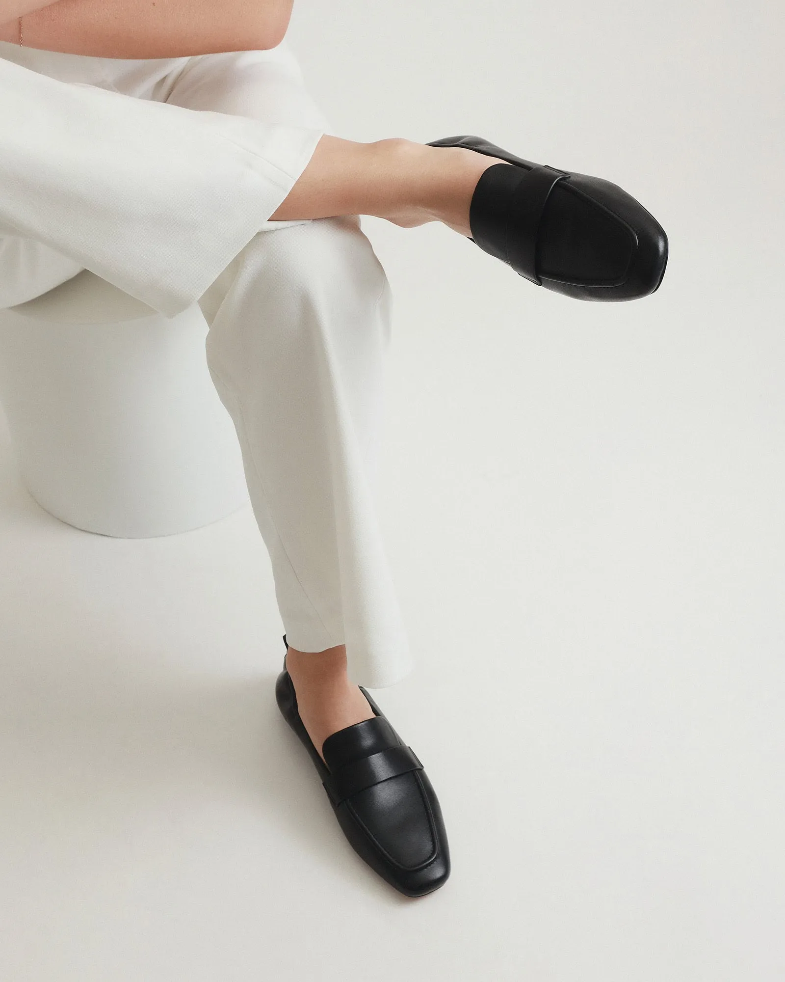 BOWEN LOAFERS SCHWARZES LEDER