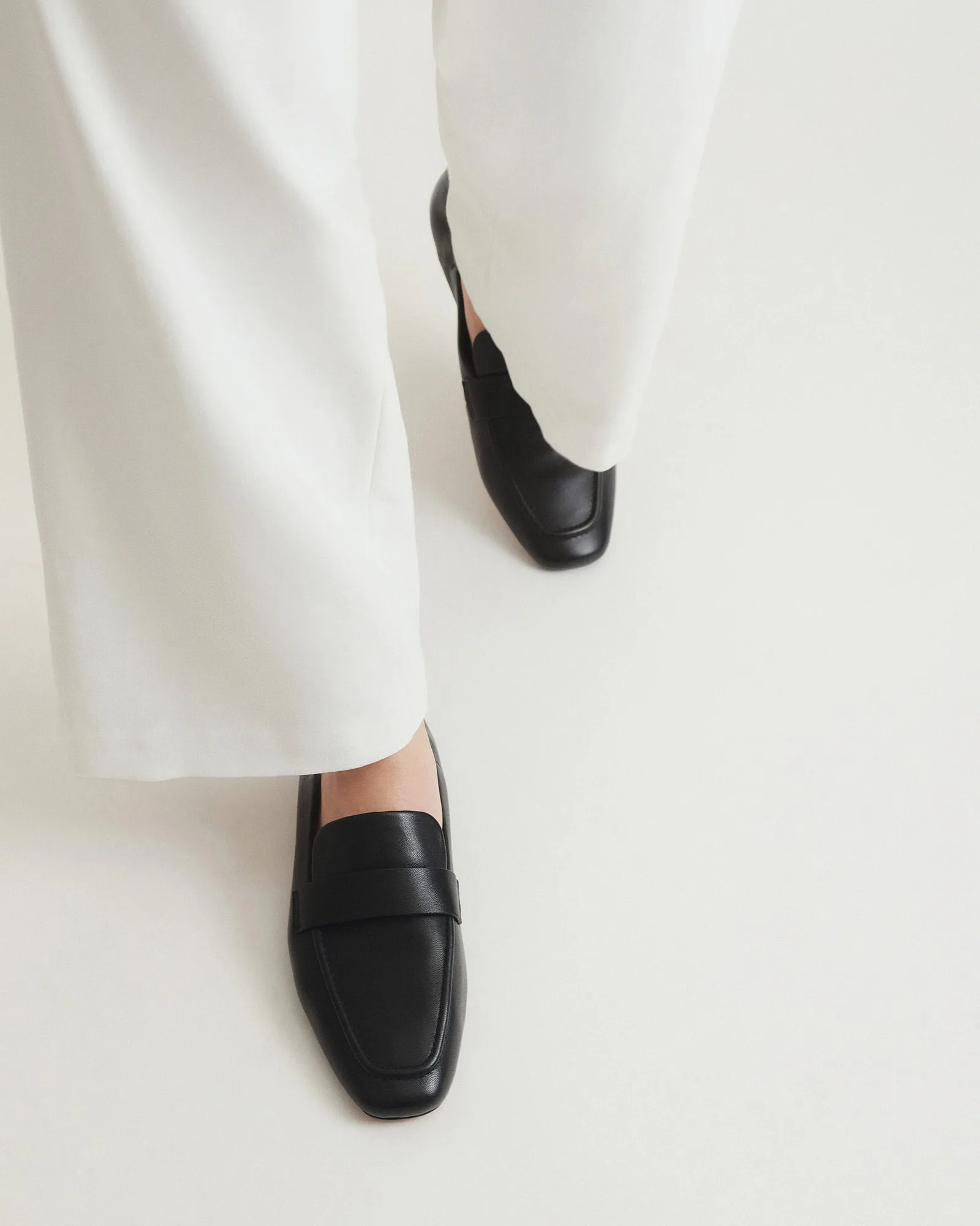 BOWEN LOAFERS SCHWARZES LEDER