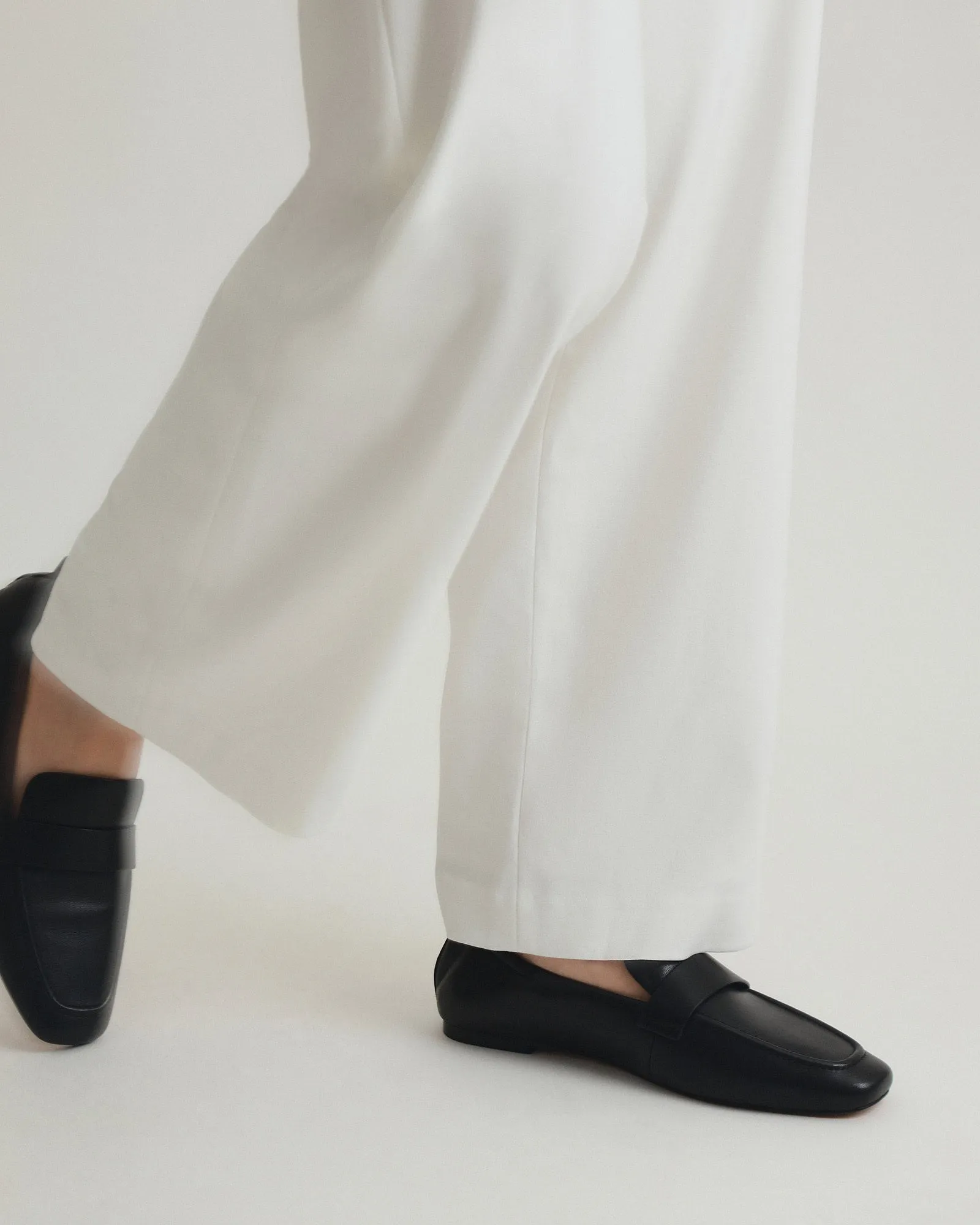BOWEN LOAFERS SCHWARZES LEDER
