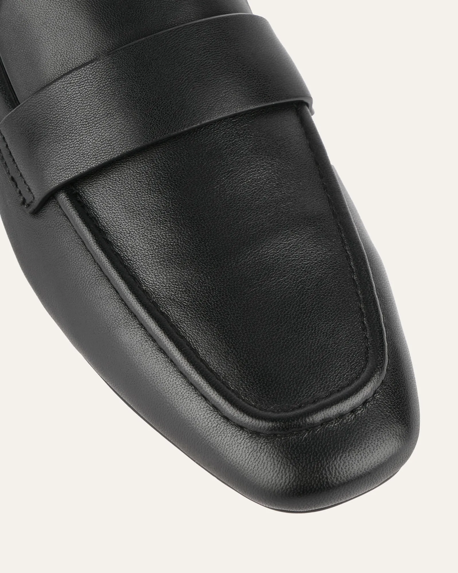 BOWEN LOAFERS SCHWARZES LEDER