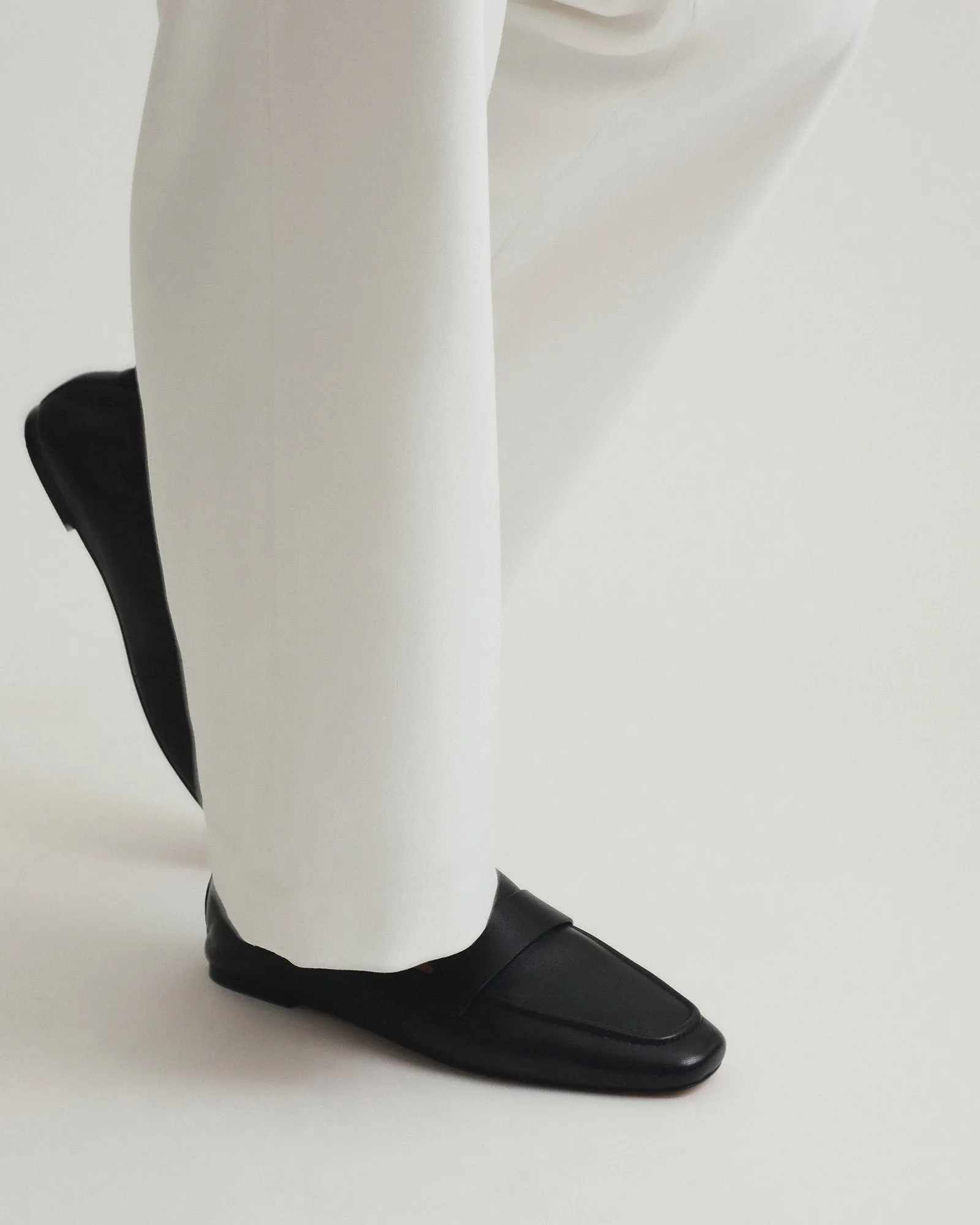 BOWEN LOAFERS SCHWARZES LEDER