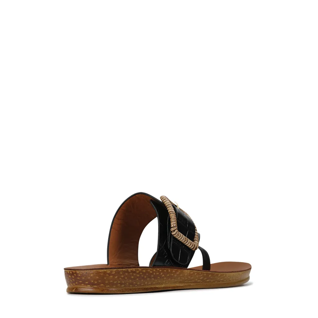 BRIOS BAMBUS-SCHLIESSEN-SANDALEN