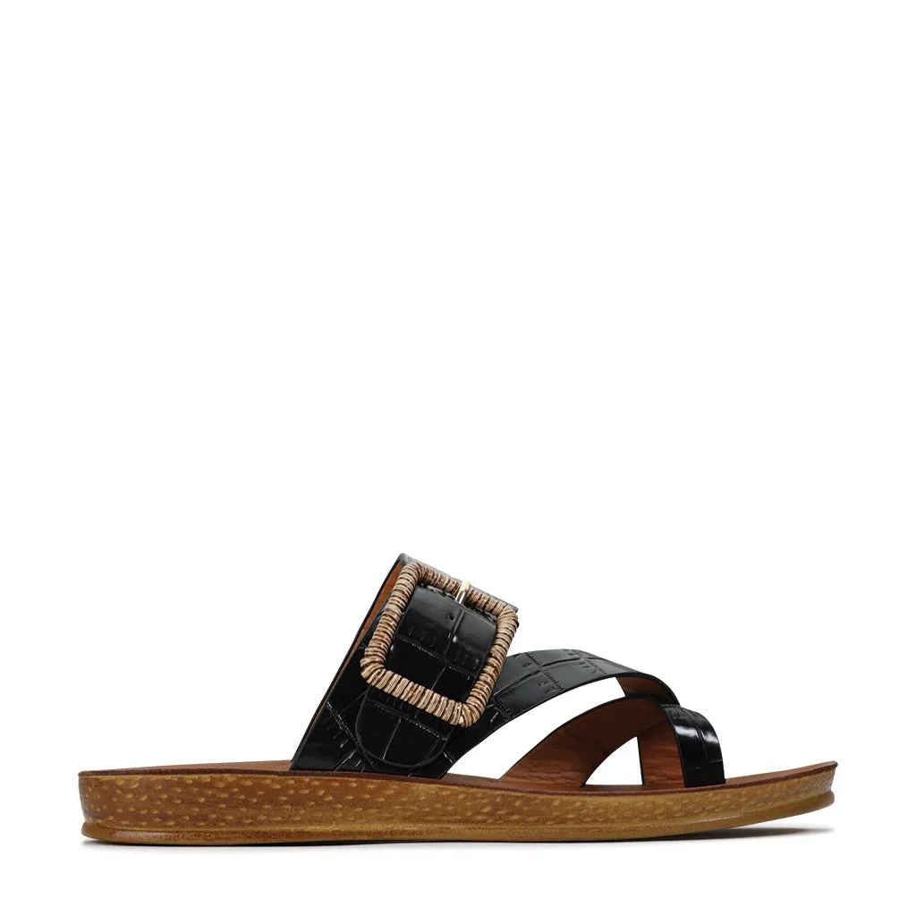 BRIOS BAMBUS-SCHLIESSEN-SANDALEN