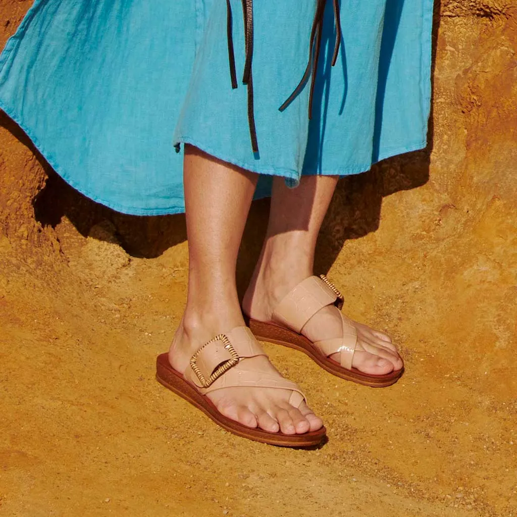 BRIOS BAMBUS-SCHLIESSEN-SANDALEN