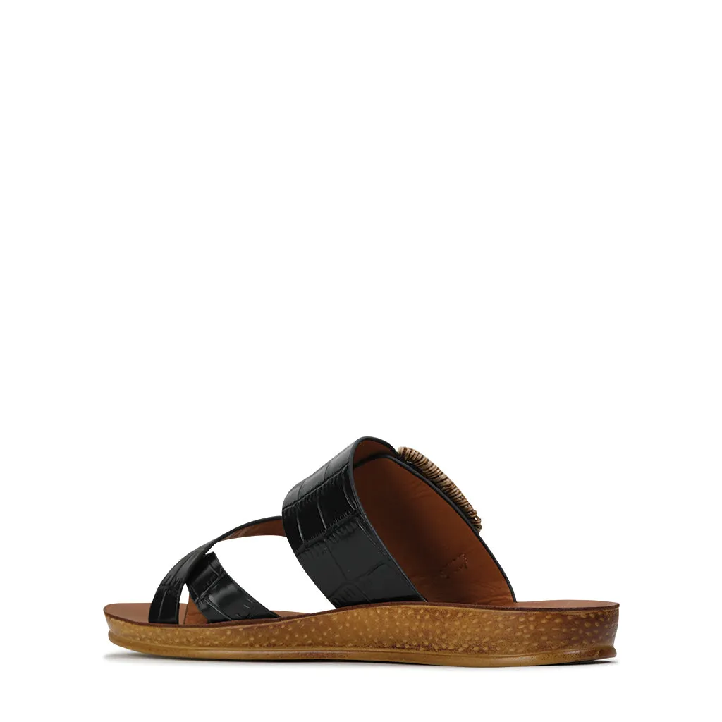 BRIOS BAMBUS-SCHLIESSEN-SANDALEN
