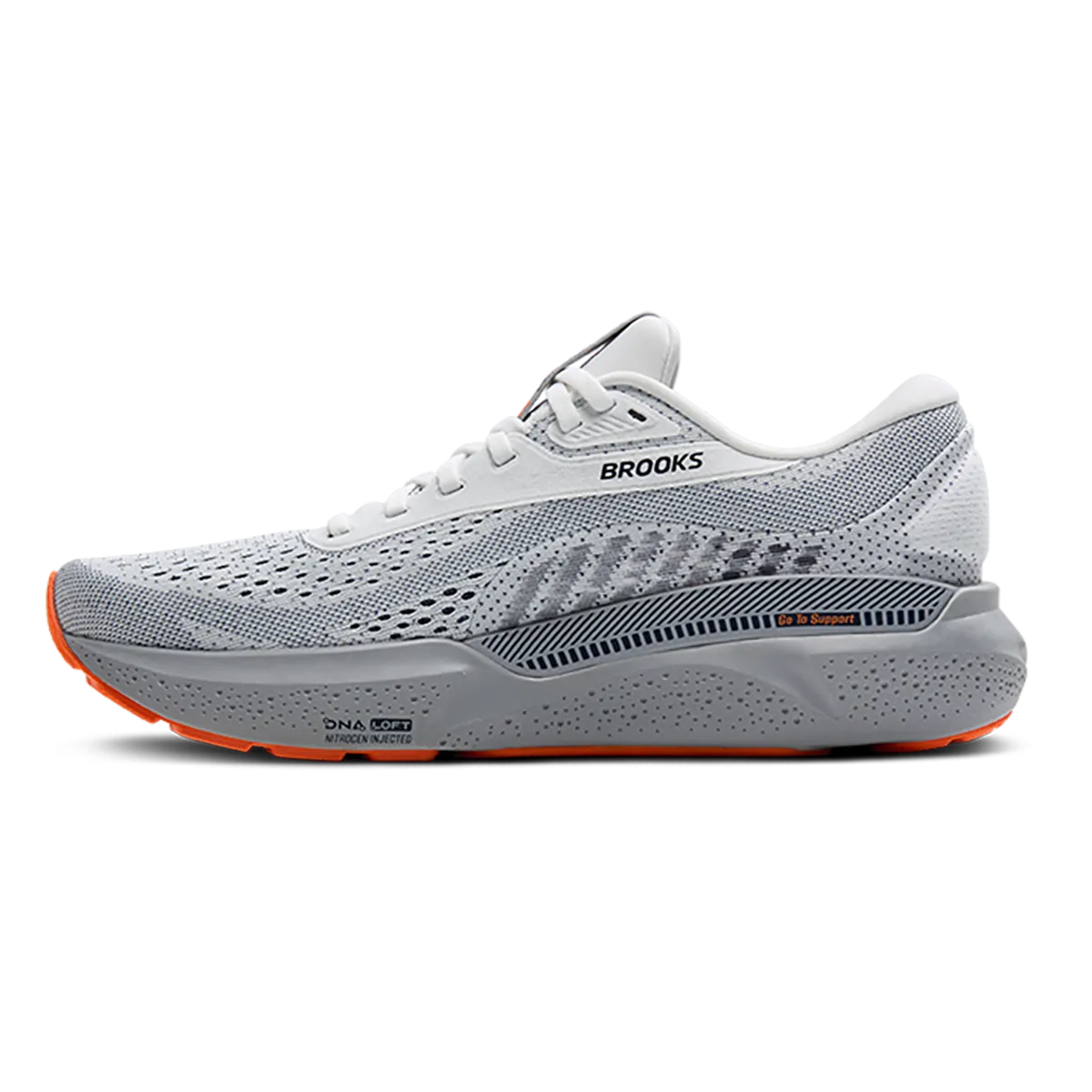 Brooks Adrenaline GTS 24 Weiß - Peacoat - Legierung