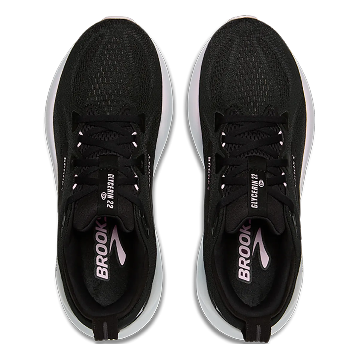 Brooks Glycerin 22 Schwarz - Orchideen-Eis - Weiß