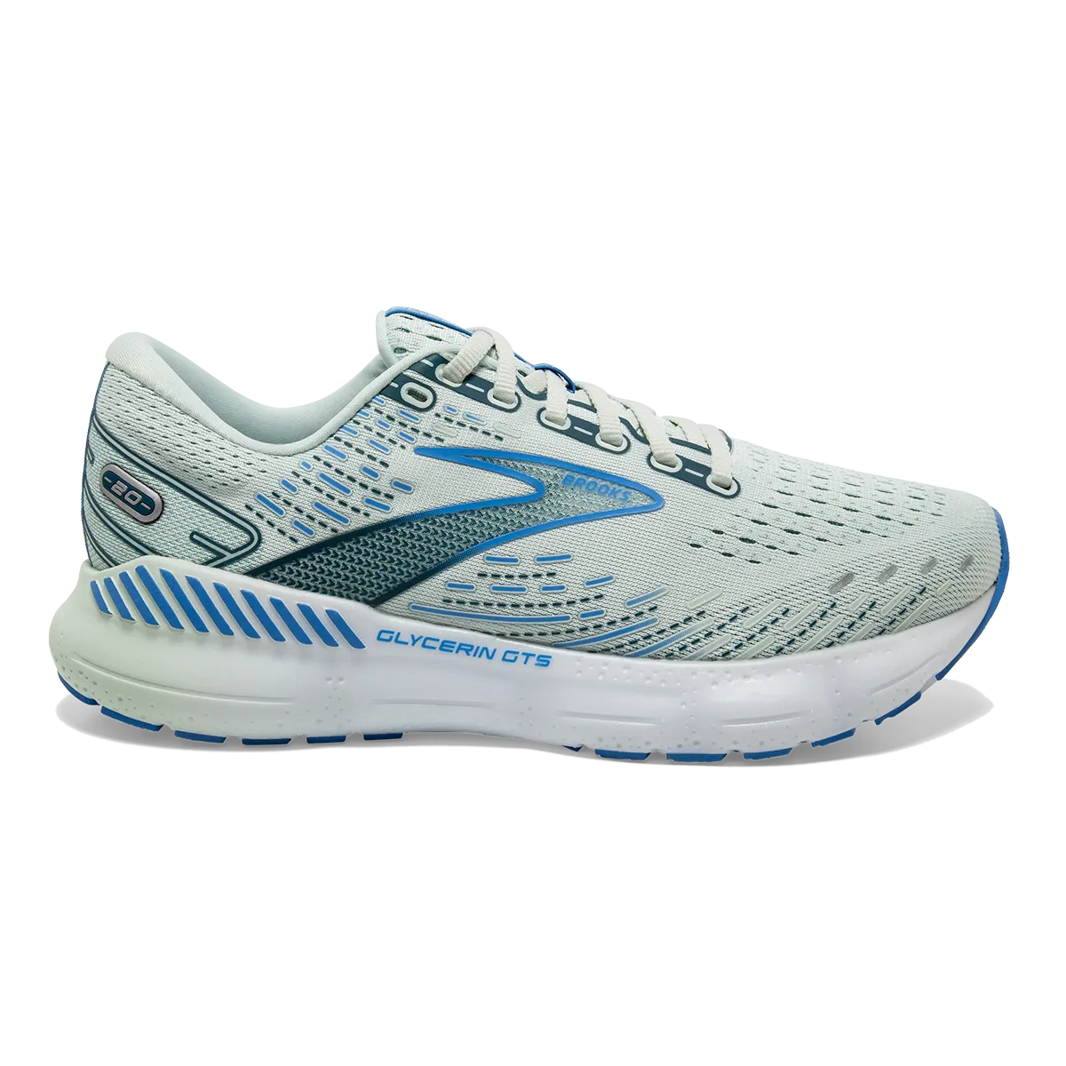 Brooks Glycerin GTS 20 - Blaues Glas - Marina - Legion Blau